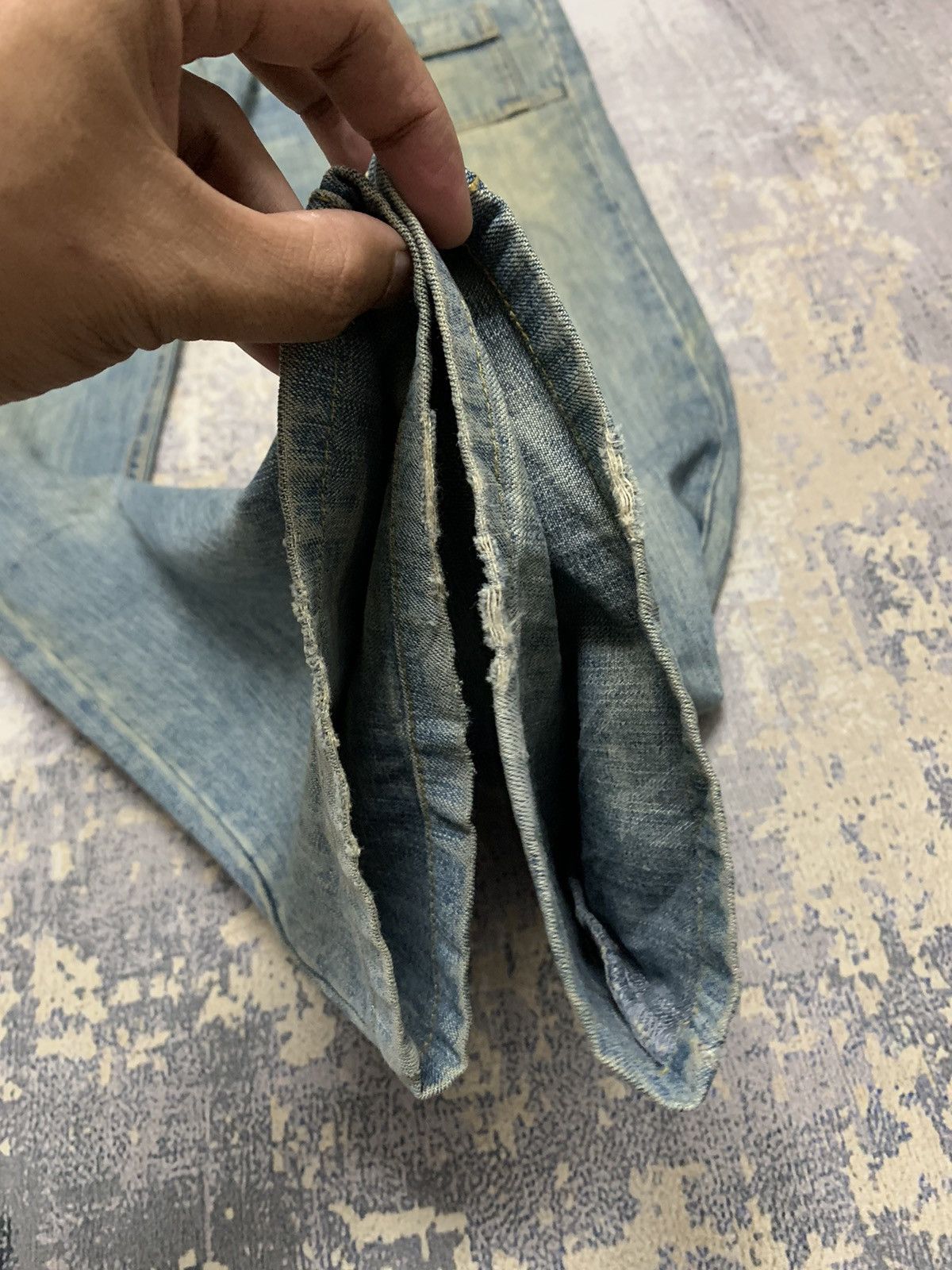 If Six Was Nine Vintage mud wash japanese Uniqlo bush pant jeans 32x32 Size US 32 / EU 48 - 5 Thumbnail