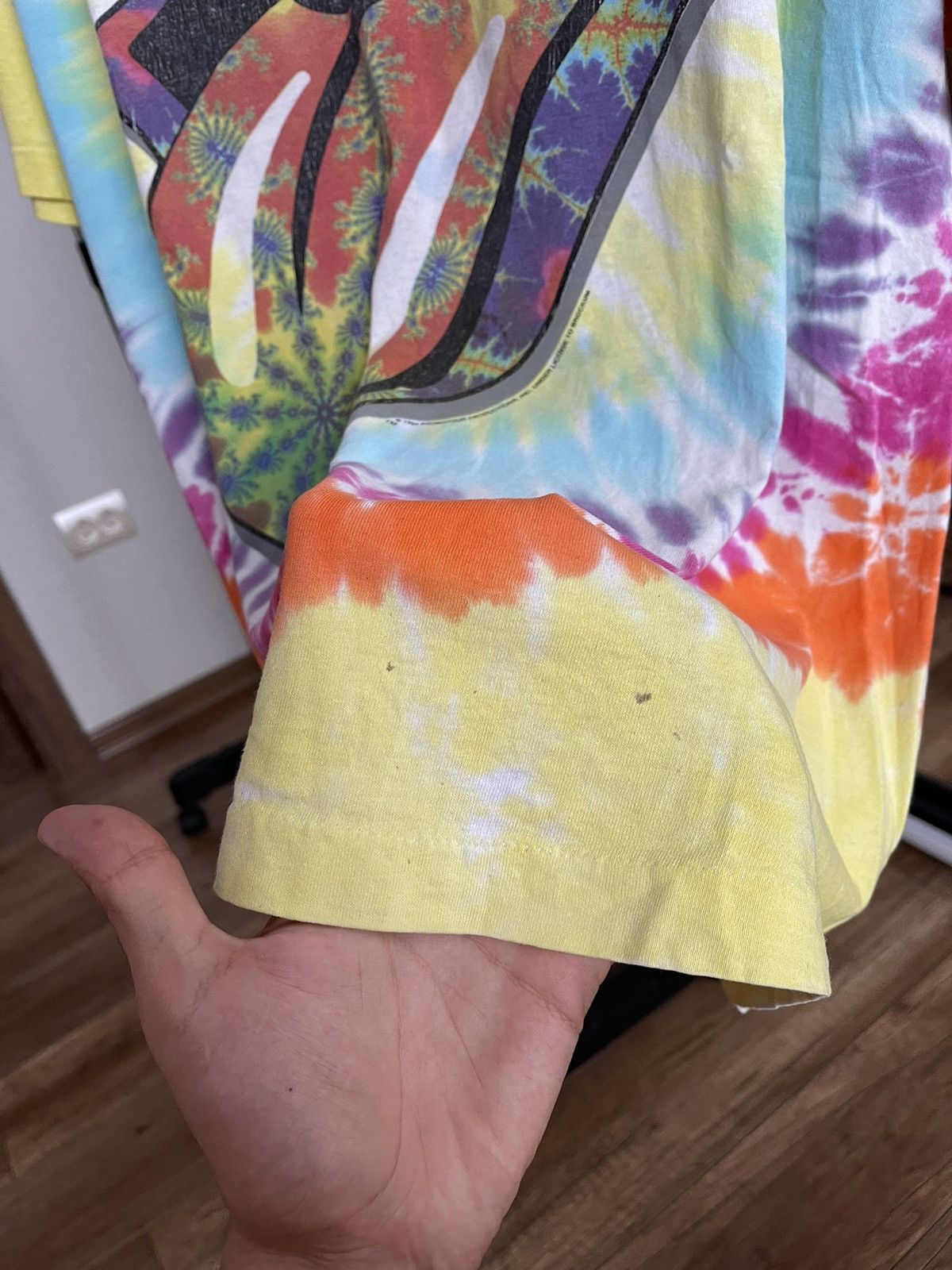 Band Tees 1994 The Rolling Stones Vintage Psychedelic T-Shirt Tee Band Size US XL / EU 56 / 4 - 16 Thumbnail
