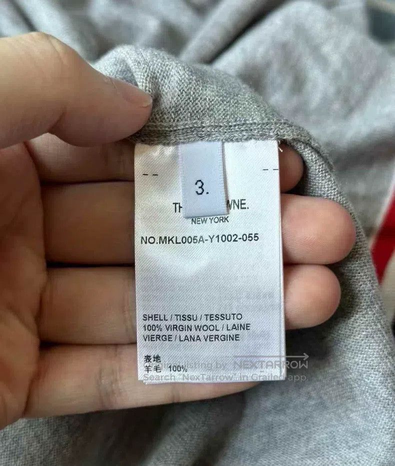 Thom Browne Thom Browne Gray Double Sleeve Label Wool Cardigan Size US L / EU 52-54 / 3 - 4 Thumbnail
