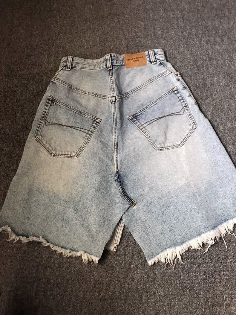 Balenciaga Balenciaga Denim Skirt with Raw Hem-2505 Size 35" - 2 Thumbnail
