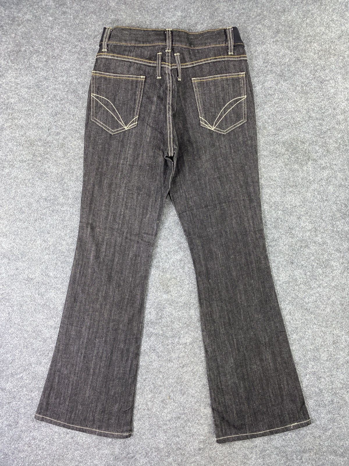 Japanese Brand × Jean Japanese Brand Bootcut Black Jeans - J1051 Size 26" / US 2 / IT 38 - 4 Thumbnail
