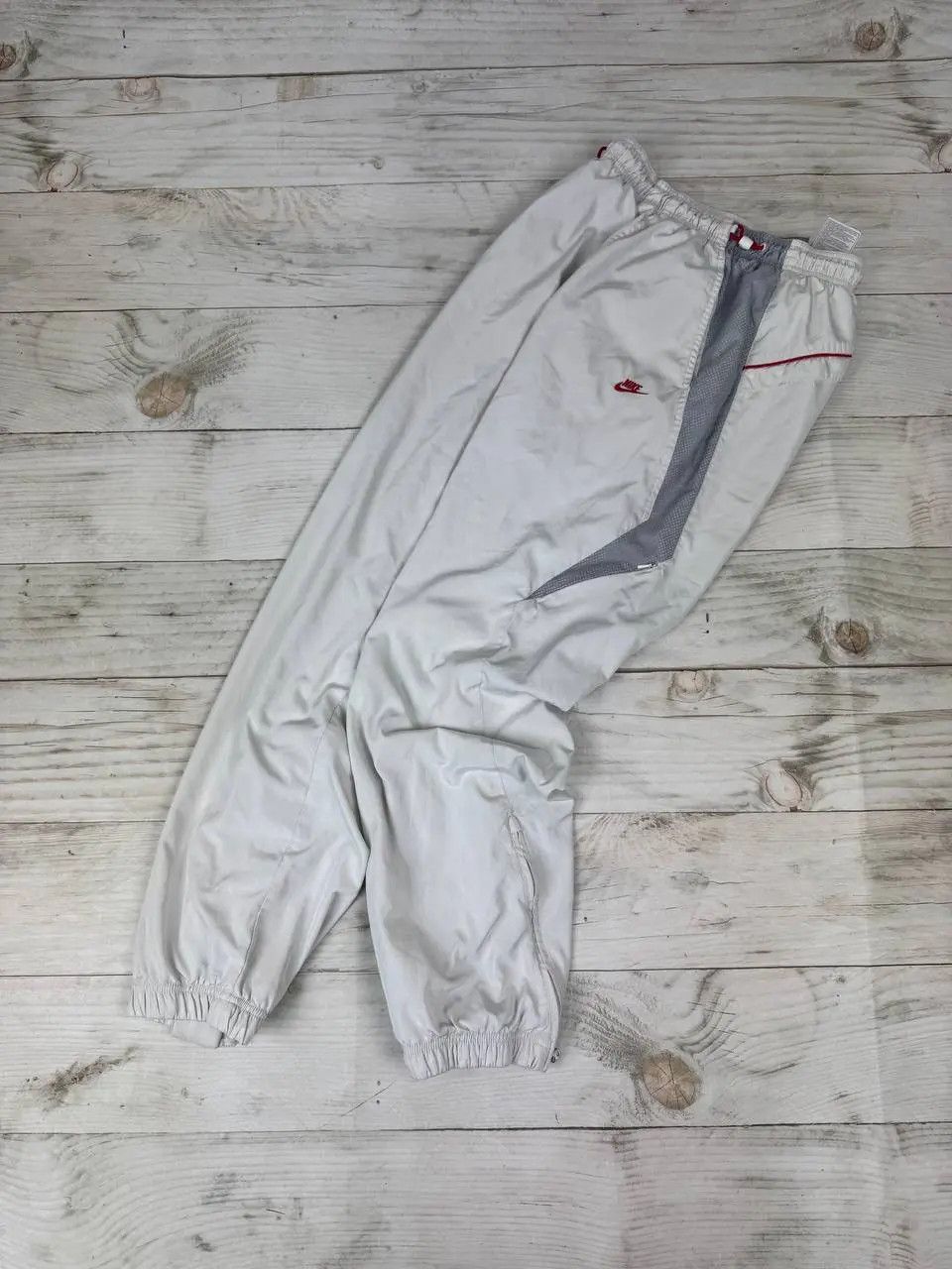 Nike Vintage Nike Nylon Track Pants 00s Swoosh Size US 30 / EU 46 - 1 Thumbnail
