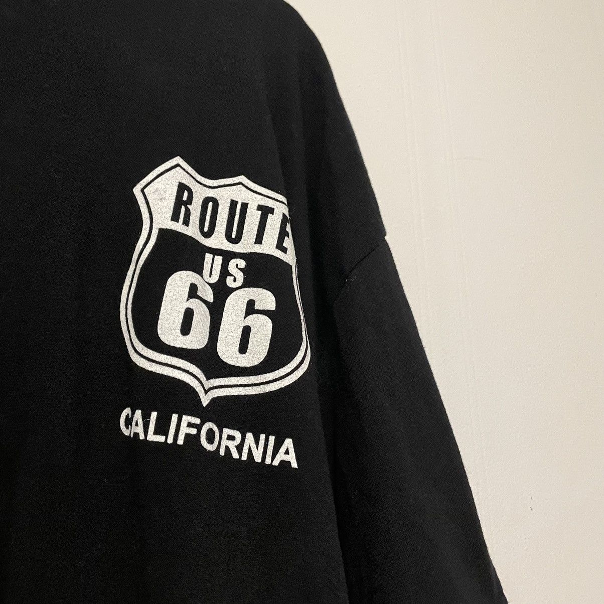 Vintage Vintage Route 66 Black Short Sleeve Graphic T Shirt Size US XXL / EU 58 / 5 - 3 Thumbnail