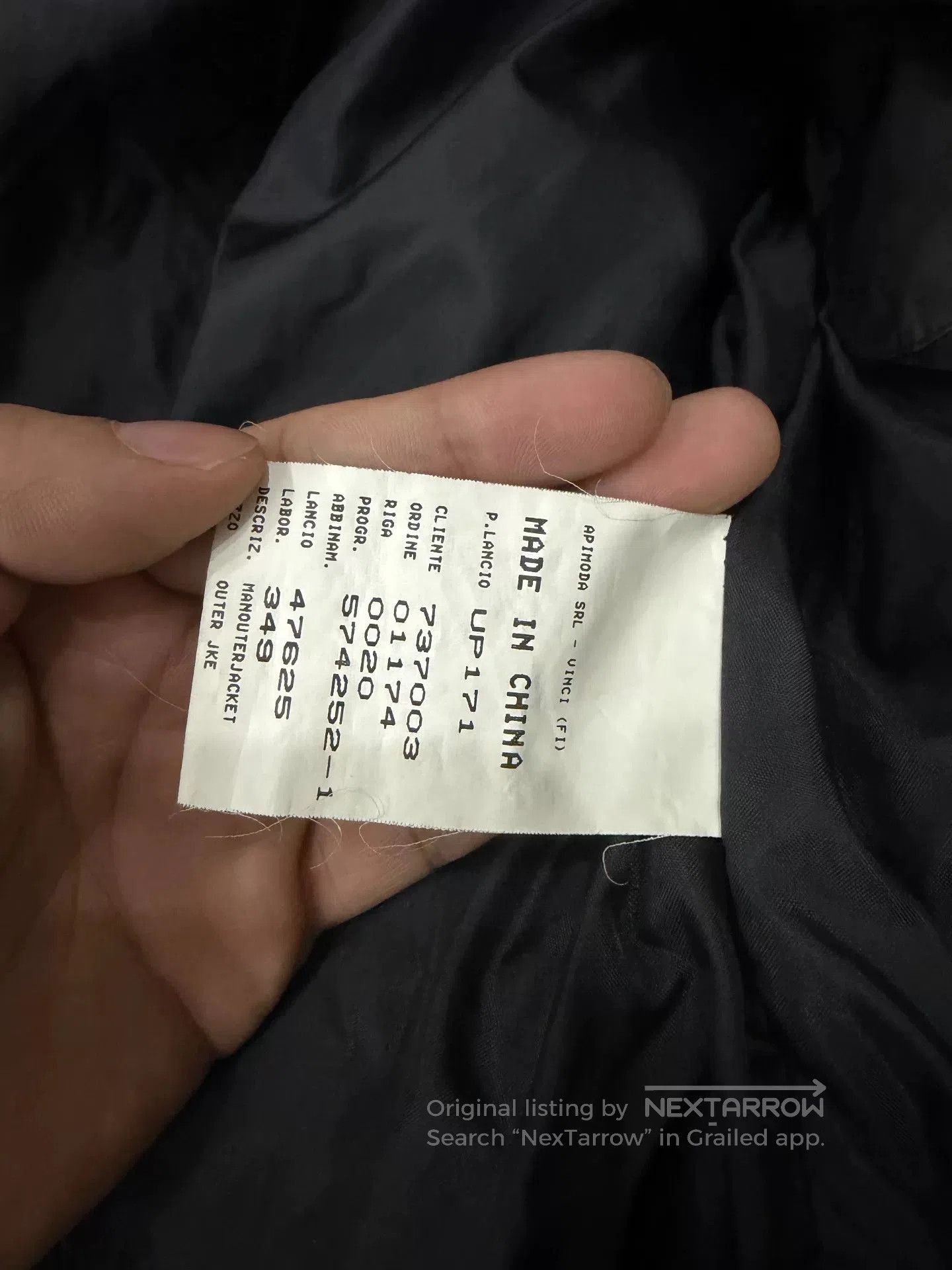 Armani Armani Cotton Padded Jacket. Size US M / EU 48-50 / 2 - 5 Thumbnail