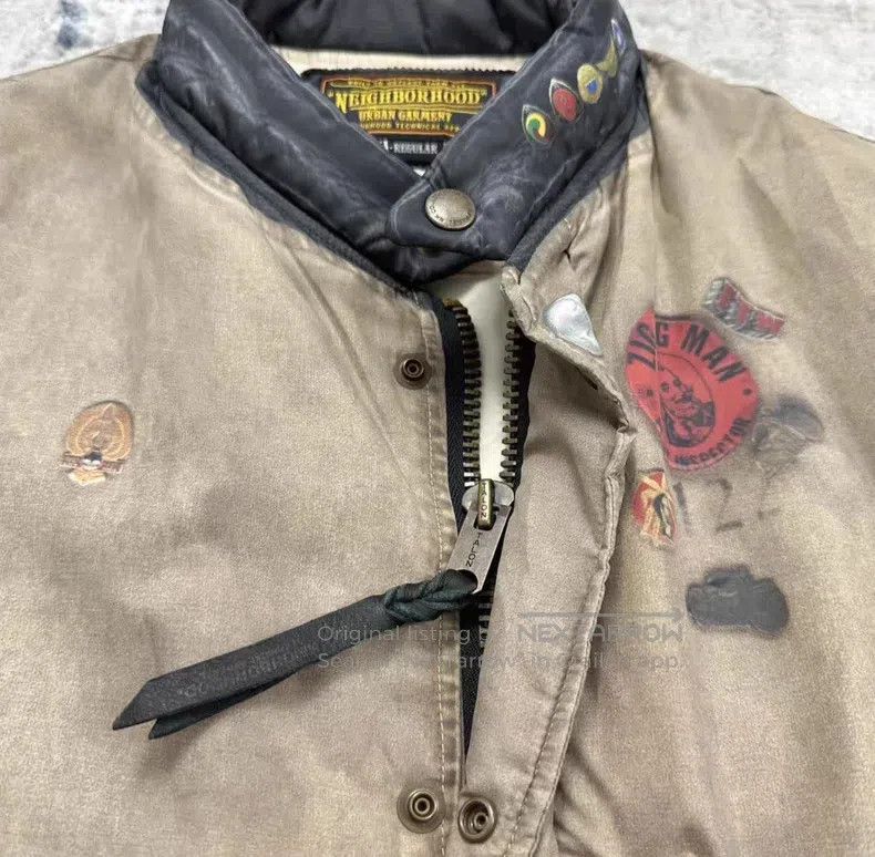 Neighborhood Neighborhood Motorcycle Jacket Cotton Coat Size US M / EU 48-50 / 2 - 4 Thumbnail