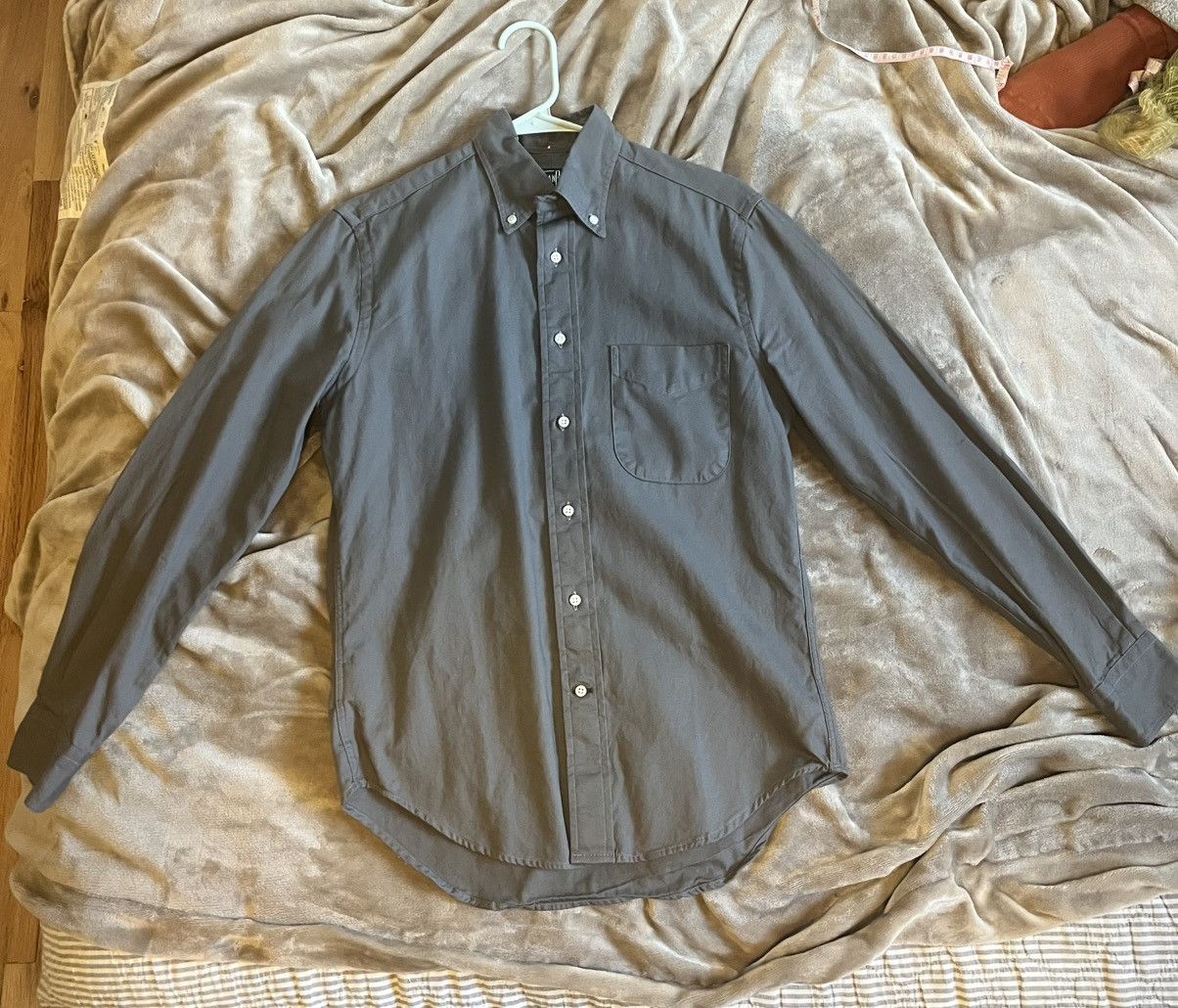Gitman Bros. Vintage Grey Button-Down