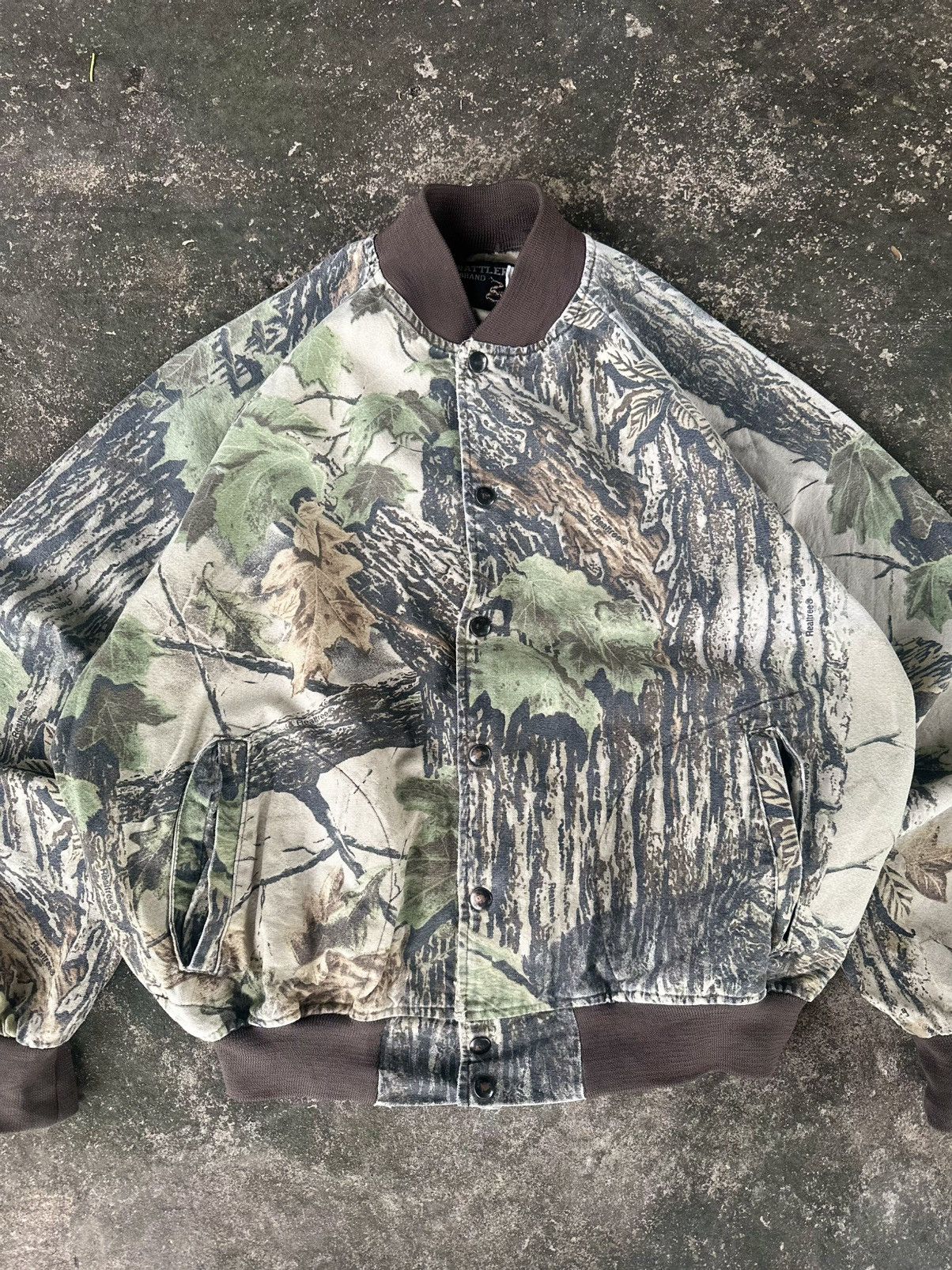 Mossy Oaks × Vintage Vintage 80s Y2K Mossy Oak Realtree Camo Rare Bomber Jacket Size US XL / EU 56 / 4 - 2 Thumbnail