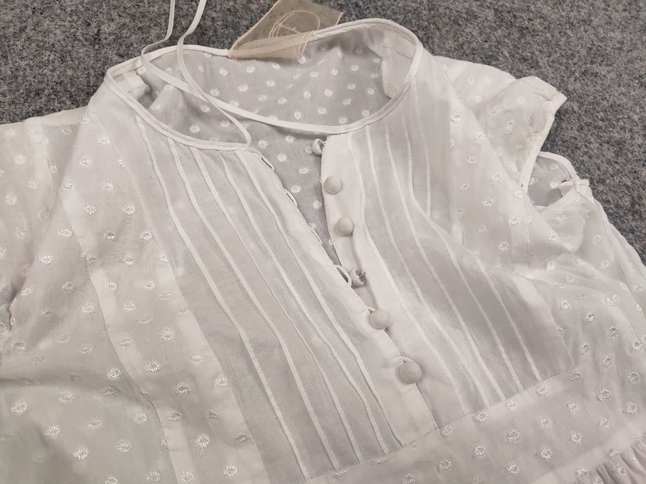 Japanese Brand Yangany Japan Made Design Light white Dress Size S / US 4 / IT 40 - 13 Thumbnail