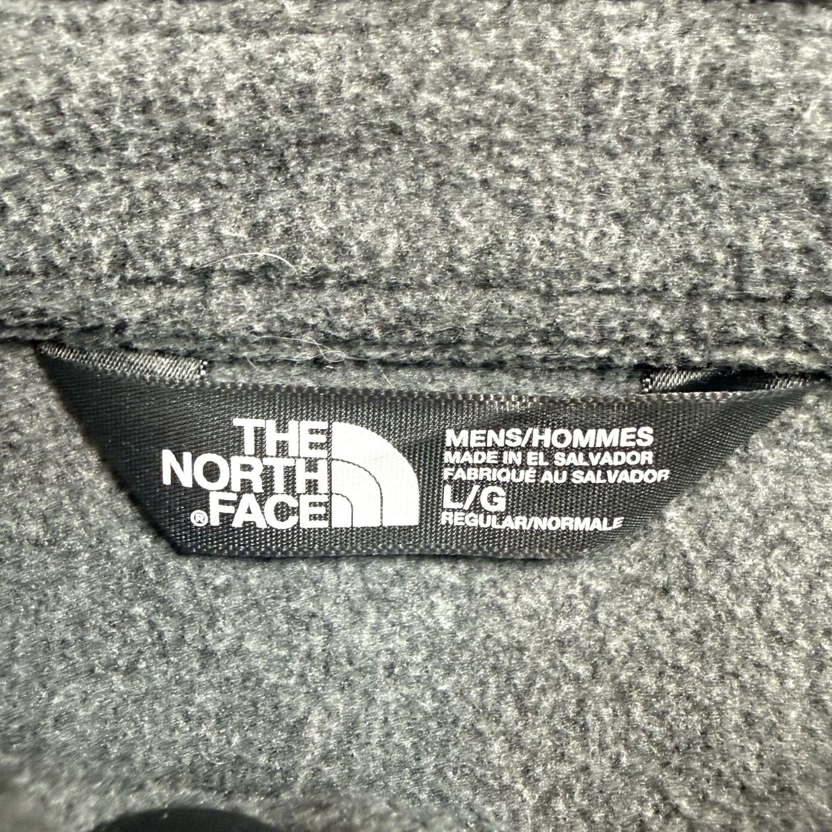 The North Face The North Face Mens L Davenport Fleece Jacket Gray 1/2 Button Snap Neck Dark 1/2 Button Closure Jacket Mens Large Gray Fleece Jacket Size US L / EU 52-54 / 3 - 6 Thumbnail