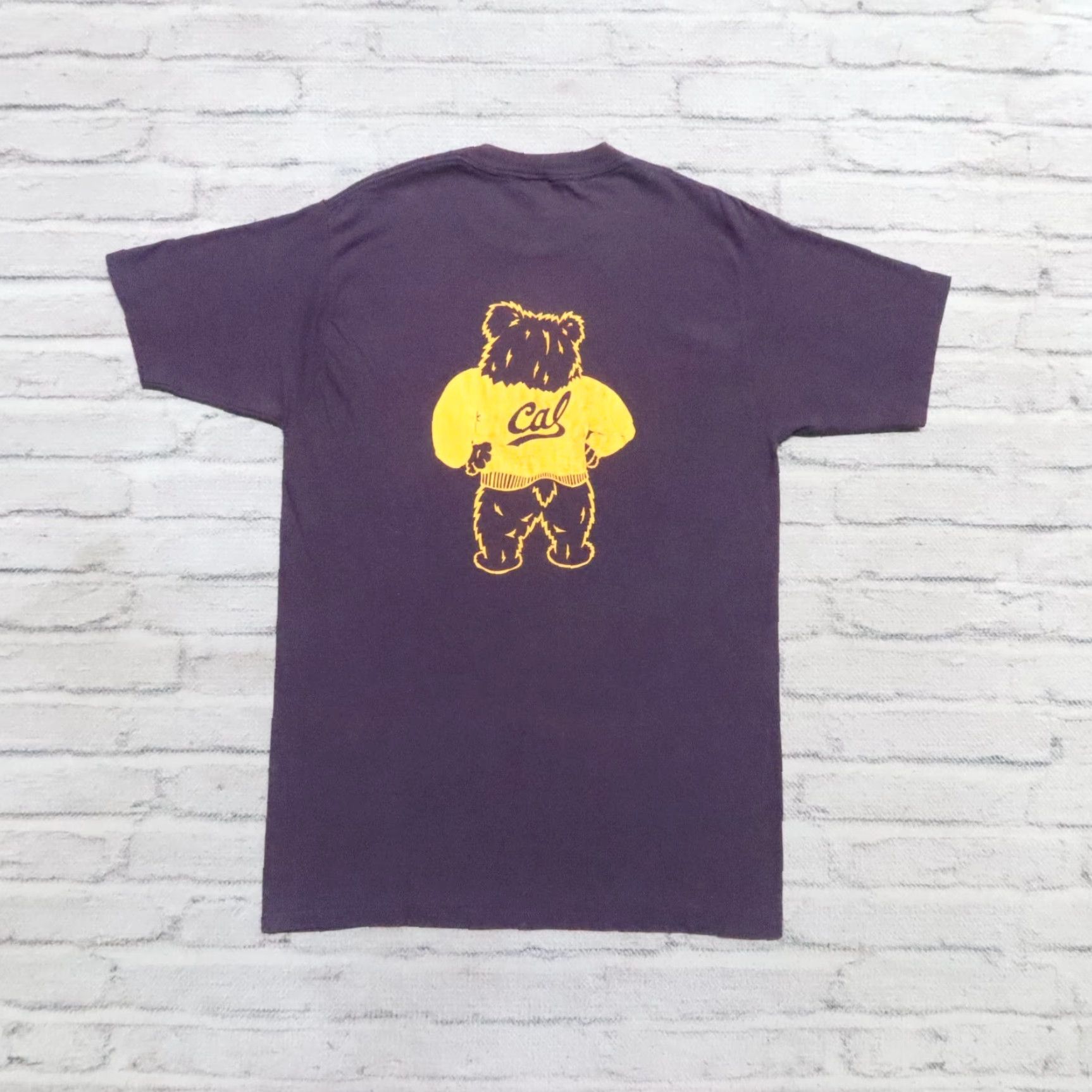 Jerzees VINTAGE Cal Bears Shirt Men L Navy 90s UC Berkeley T-Shirt Size US L / EU 52-54 / 3 - 6 Thumbnail
