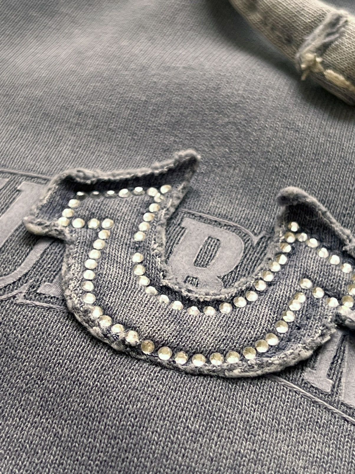 Supreme × True Religion Supreme x True Religion Zip-Up Hoodie blue Indigo rhinestone Size US M / EU 48-50 / 2 - 7 Thumbnail