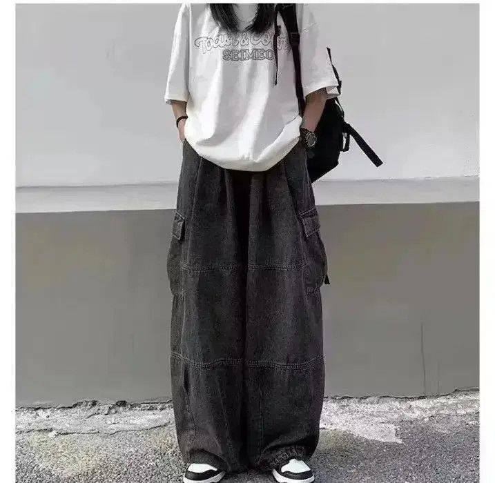 Japanese Brand Baggy Cargo Pants Size US 32 / EU 48 - 1 Thumbnail