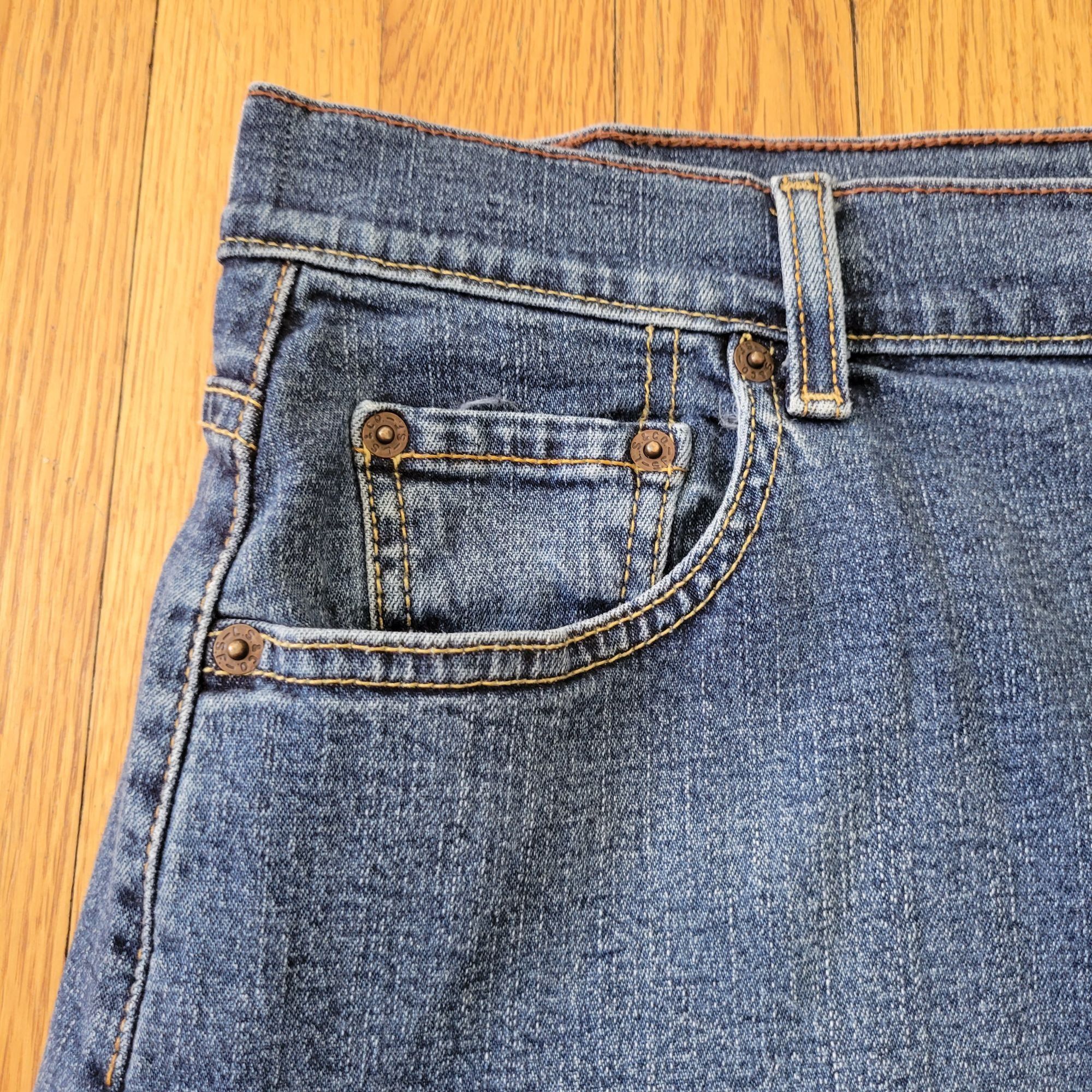 Levi's Levis Denim Skirt Blue Jean Cotton 18 Modest Church Gr Size 40" / US 18 - 6 Thumbnail