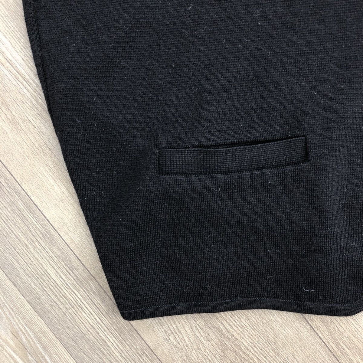 Vintage × Yves Saint Laurent Vintage Yves Saint Laurent YSL Italian Designer Black Vest Size XL / US 12-14 / IT 48-50 - 6 Thumbnail