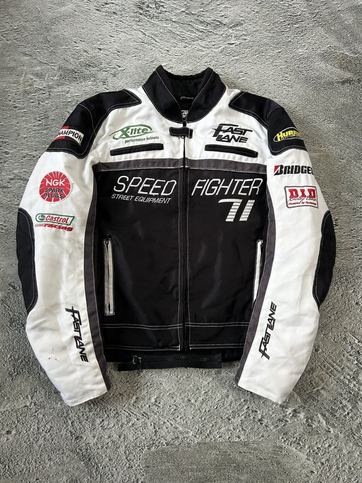 Vintage Speed Fighter Racing Jacket vintage bomber jacket black Size US M / EU 48-50 / 2 - 1 Thumbnail