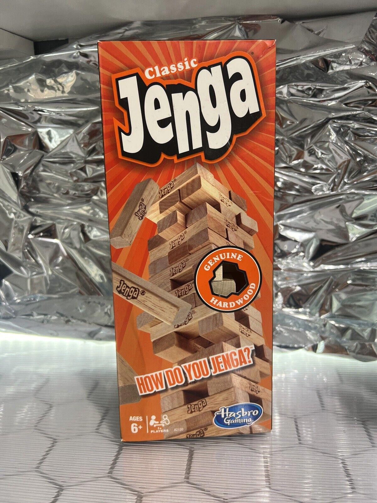 Designer Jenga Classic Games with Real Hardwood Blocks Size ONE SIZE - 3 Thumbnail