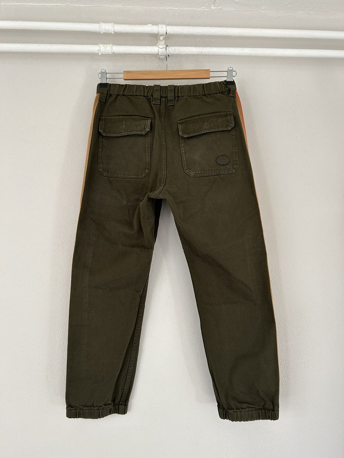 Gucci Side Stripe Pants with GG Logo Patch Size US 30 / EU 46 - 10 Thumbnail