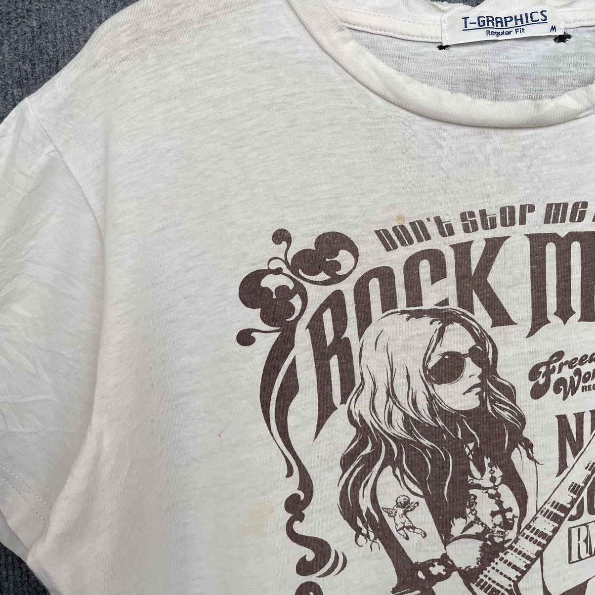 Hysteric Glamour × If Six Was Nine × Japanese Brand Rock Mind Ifsixwasnine Hysterics Distressed T Shirt Size US L / EU 52-54 / 3 - 3 Thumbnail