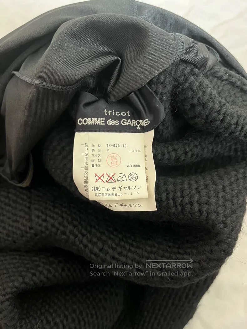 Comme des Garcons Comme des Garcons size F Chunky knit black skirt Size 25" / US 0 / IT 36 - 3 Thumbnail