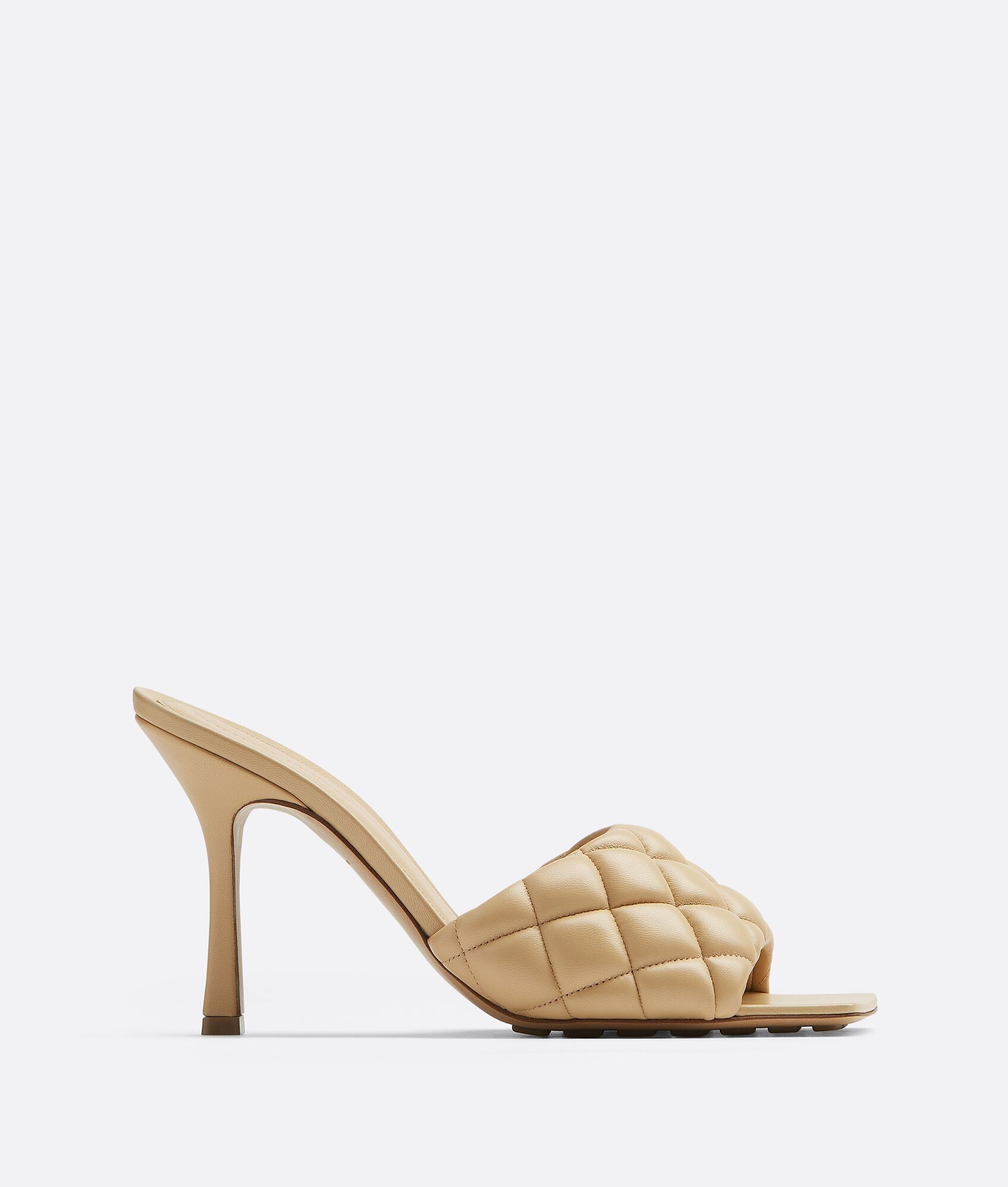 Bottega Veneta padded mule beige Size US 9 / IT 39 - 1 Thumbnail