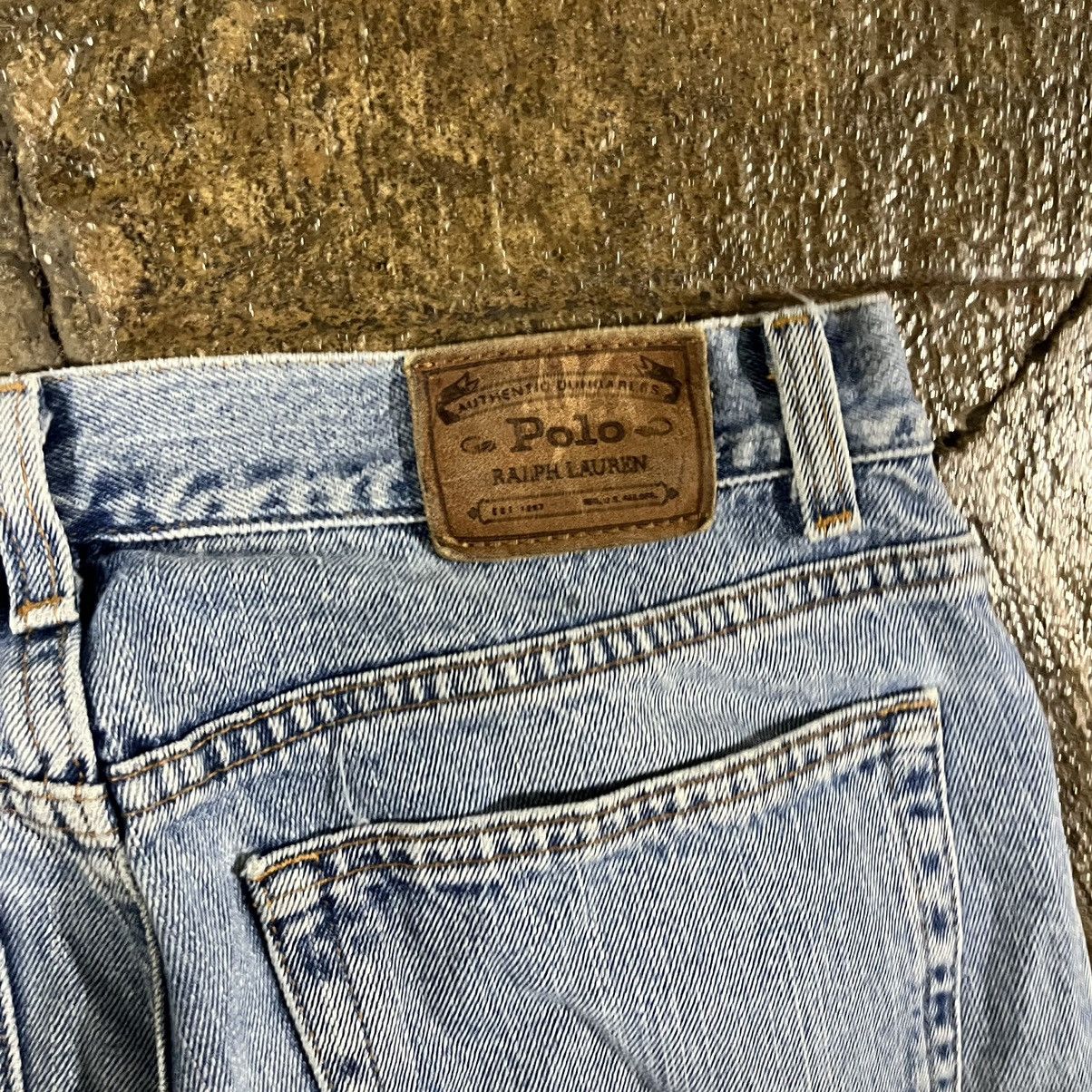 Polo Ralph Lauren × RRL Ralph Lauren × Vintage Polo Ralph Lauren Vintage Y2K Faded Light Wash Jeans Size US 32 / EU 48 - 5 Thumbnail