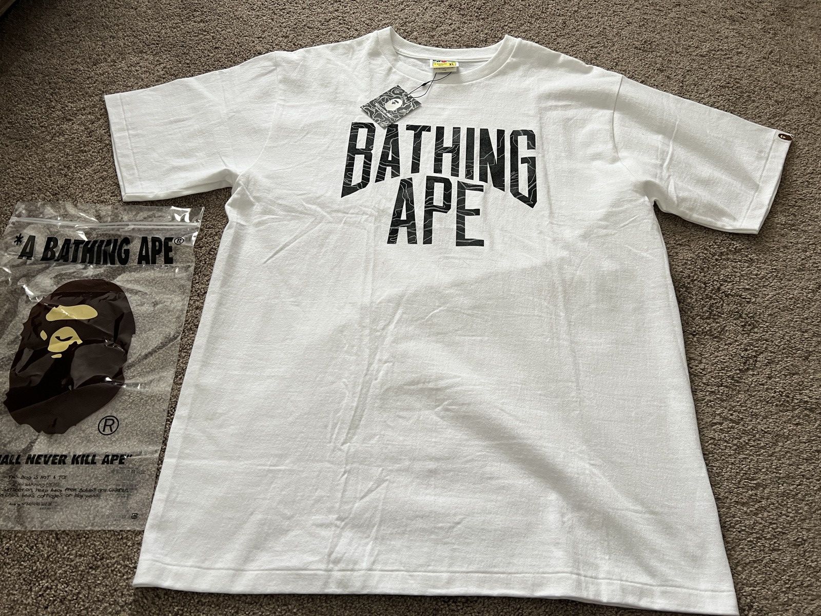 トップス BAPE MAD FACE  LAYERED TEE 9D4B2AF8-D6D8-488F-89A2-