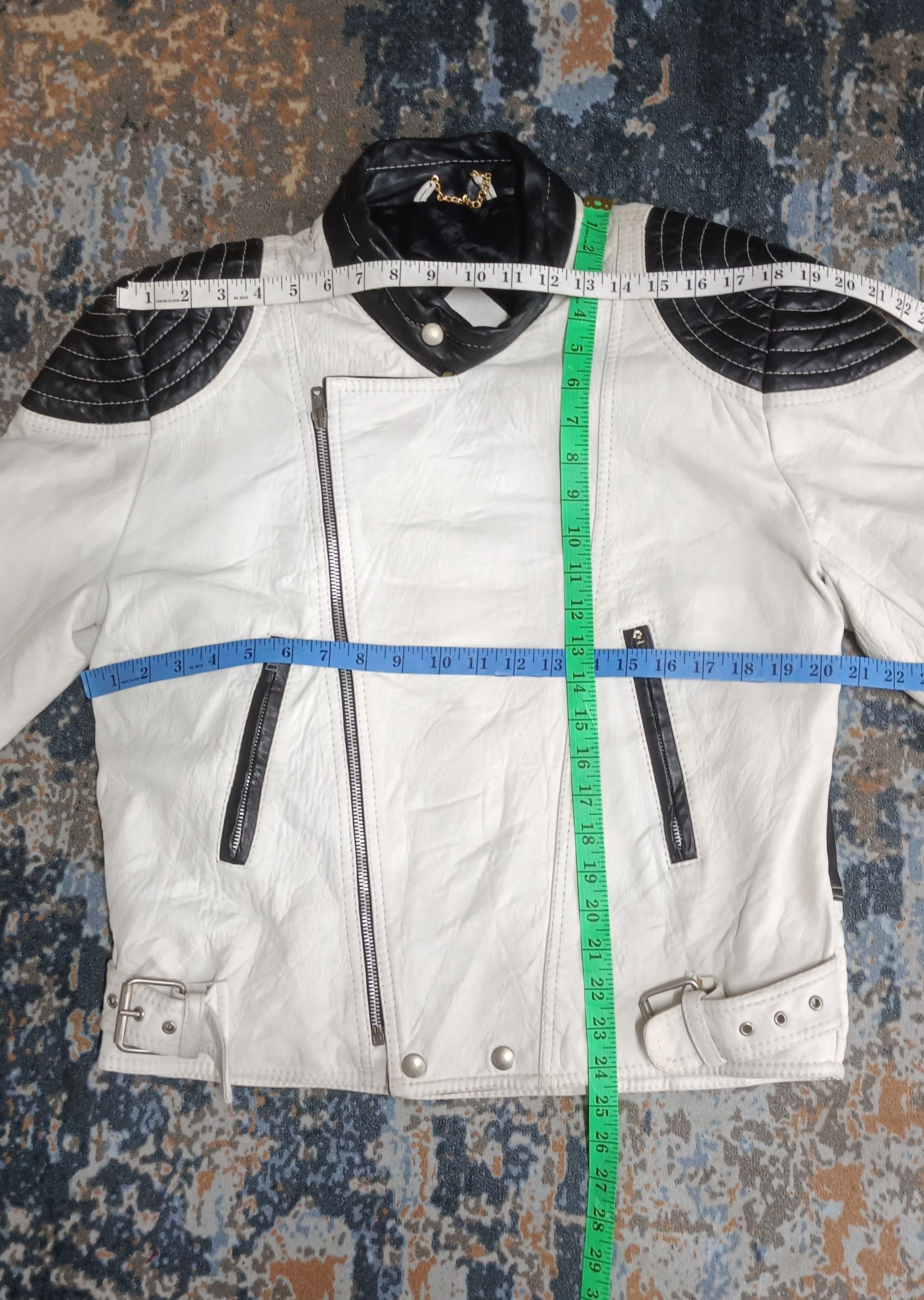 Designer RAMIHILO Biker Leather Jacket Spain Designer Size US M / EU 48-50 / 2 - 19 Thumbnail