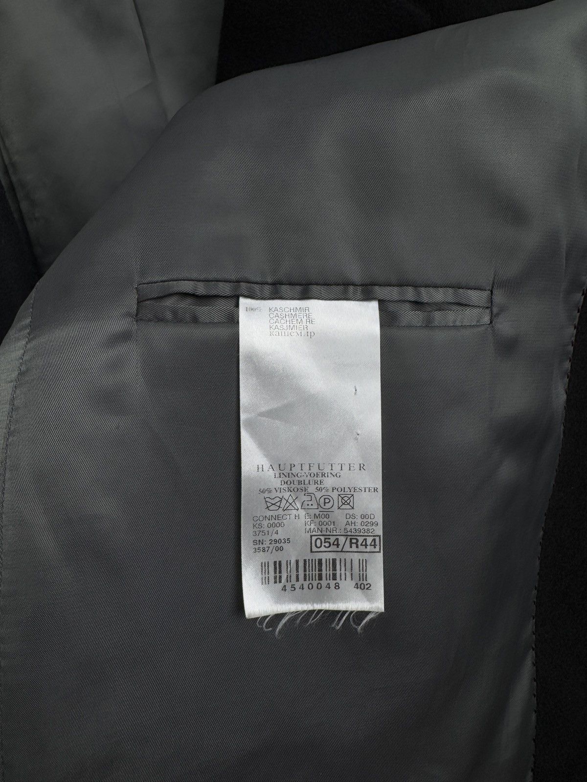 Other Barutti Mario Barutti black pure cashmere 2 button blazer Size 44R - 11 Thumbnail