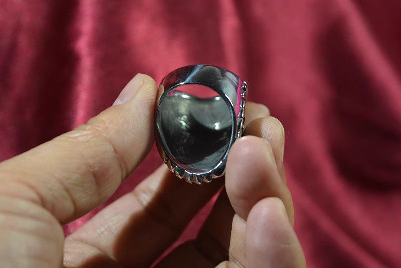 Jewelry Turquoise Jewelry Eagle Rings Chrome Ring (Size 7-13) Size ONE SIZE - 4 Thumbnail