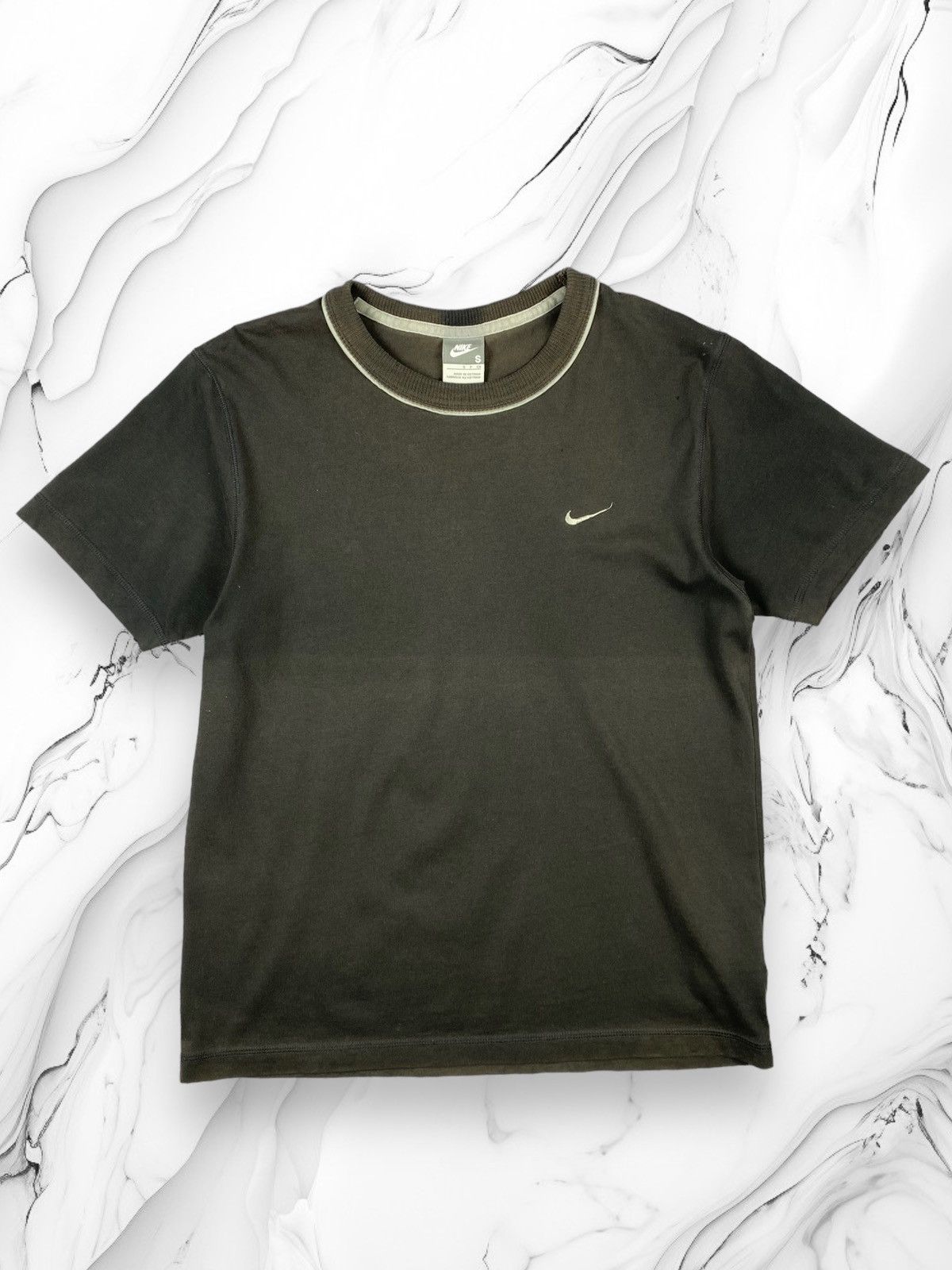 Nike × Vintage Vintage Nike Distressed drill Tee T Shirts Size US S / EU 44-46 / 1 - 1 Thumbnail