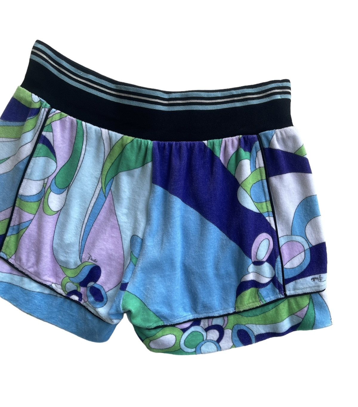 Emilio Pucci Emilio Pucci Velvet Women Shorts Size 26" / US 2 / IT 38 - 6 Thumbnail