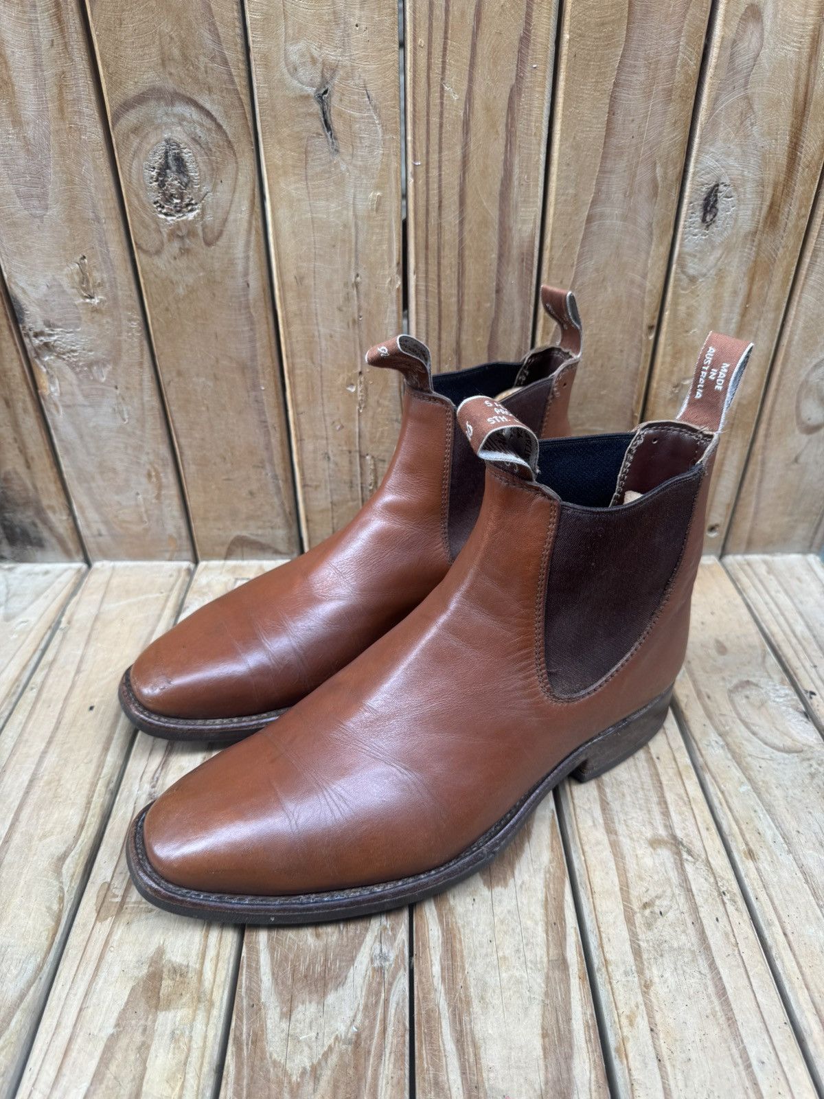 R.M. Williams R.M.Williams Brown leather Australian Men Boots UK 8 H US 9 Size US 9 / EU 42 - 7 Thumbnail