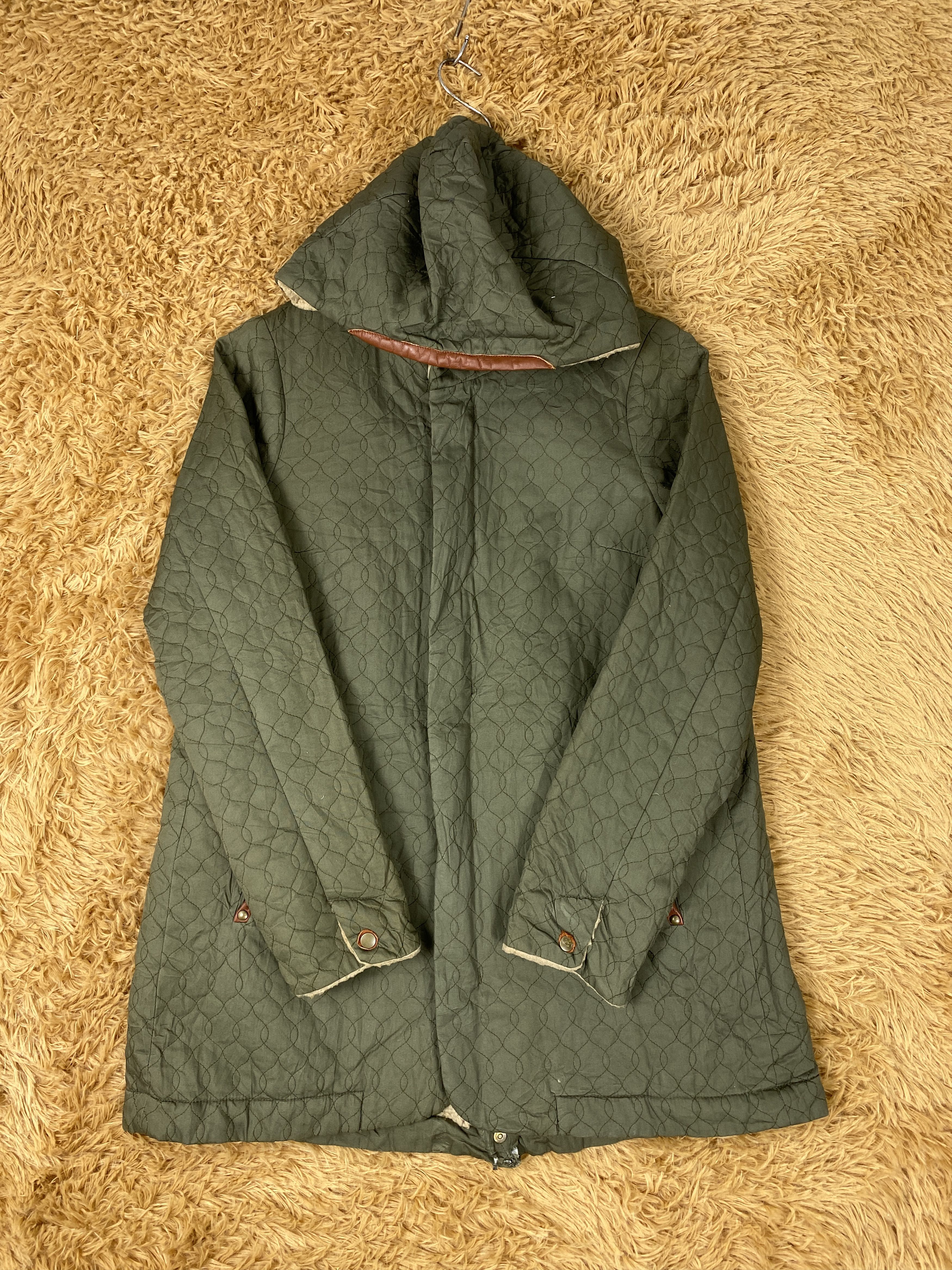 Japanese Brand Vintage Pallas Palace Quilted Jacket sherpa lining J2021 Size US S / EU 44-46 / 1 - 4 Thumbnail