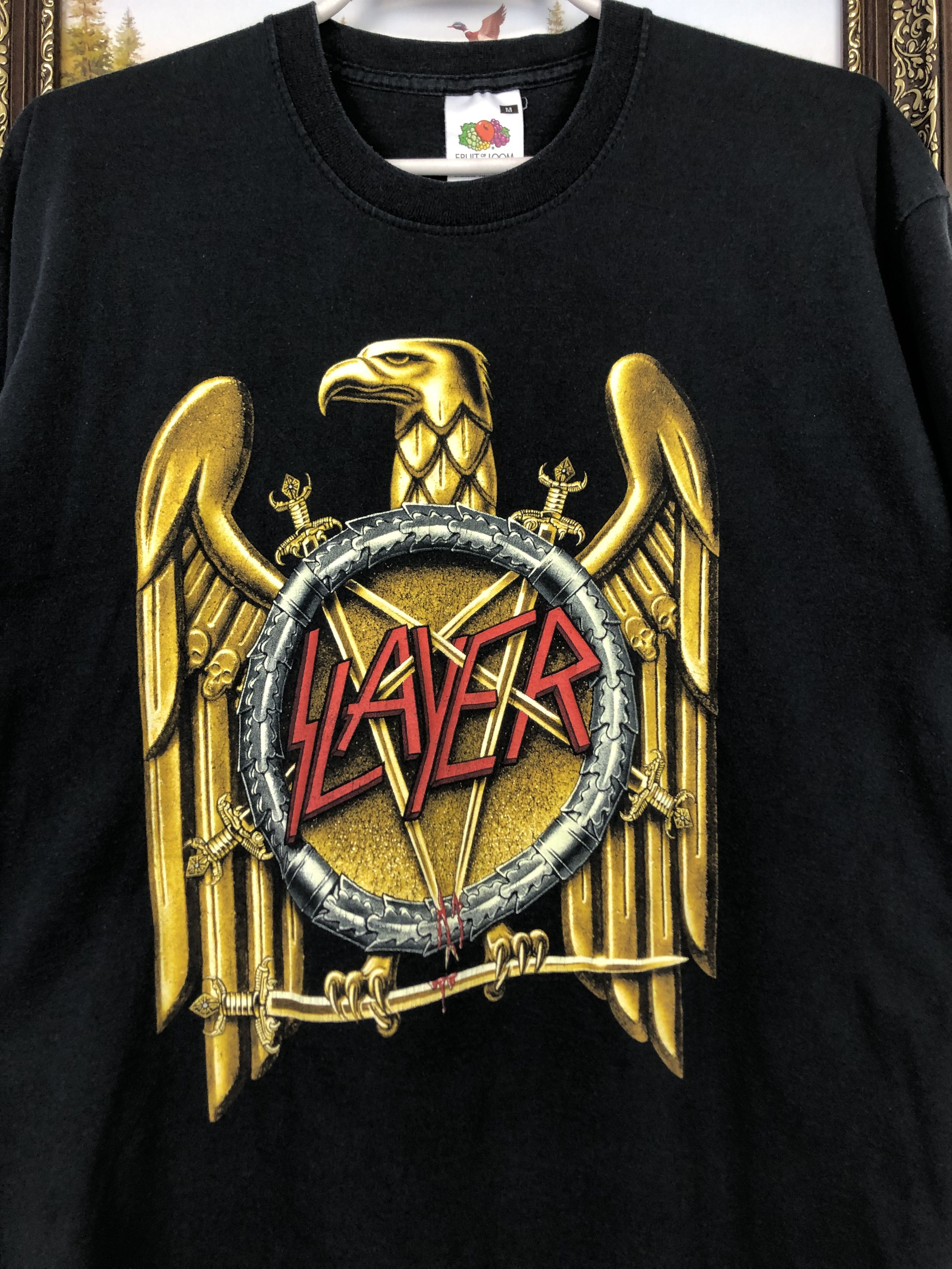 Vintage Vintage 2000's Slayer Shirt Seasons In The Abyss Band Tee Size US M / EU 48-50 / 2 - 3 Thumbnail