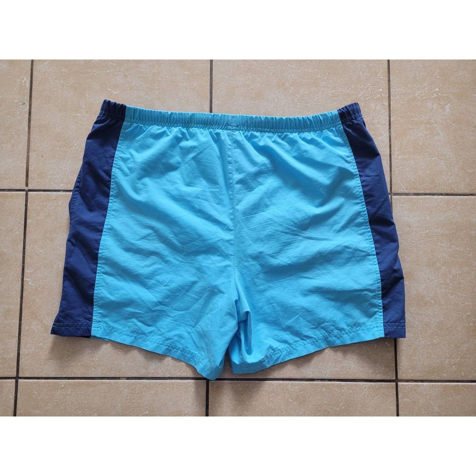 Nike Nike Vintage 90s Grid Tag Two-Tone Running Shorts Size US 34 / EU 50 - 3 Thumbnail