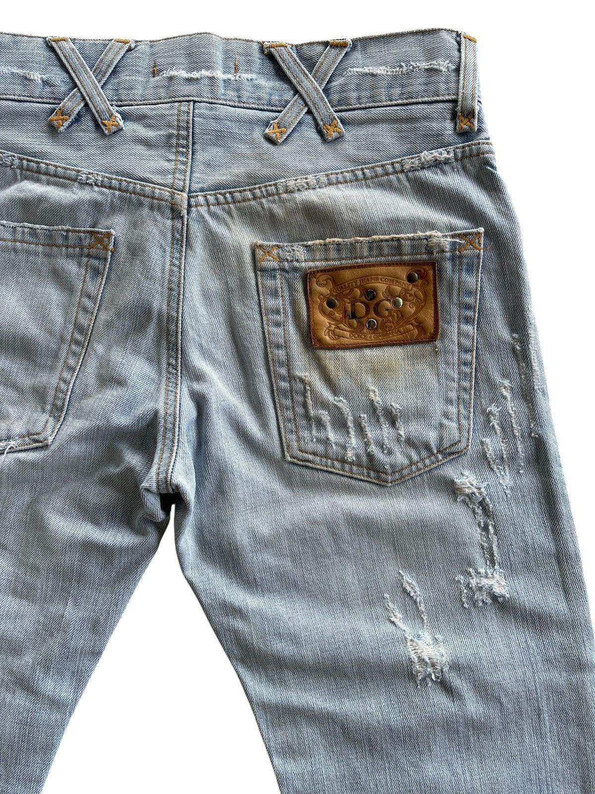 Dolce & Gabbana Dolce & Gabbana Ripped Distressed Denim Size US 30 / EU 46 - 10 Thumbnail