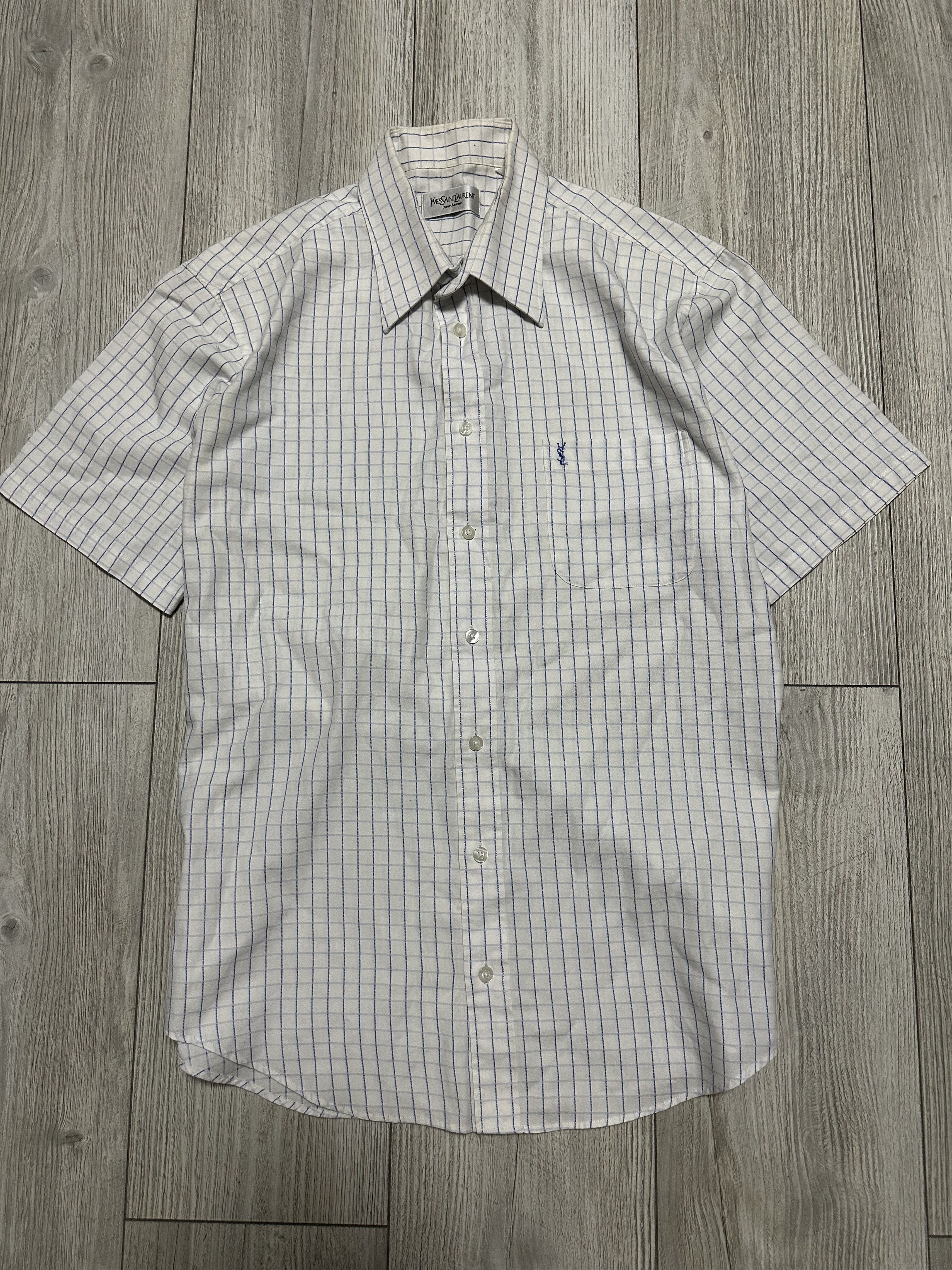 Yves Saint Laurent Vintage 90’s Y2K Style YSL Yves Saint Laurent Shirt Tee Size US L / EU 52-54 / 3 - 1 Thumbnail