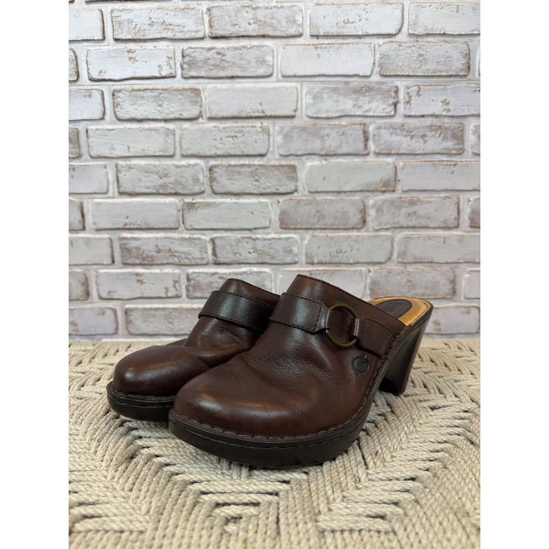 Born Clogs Brown 9 Used - Excellent