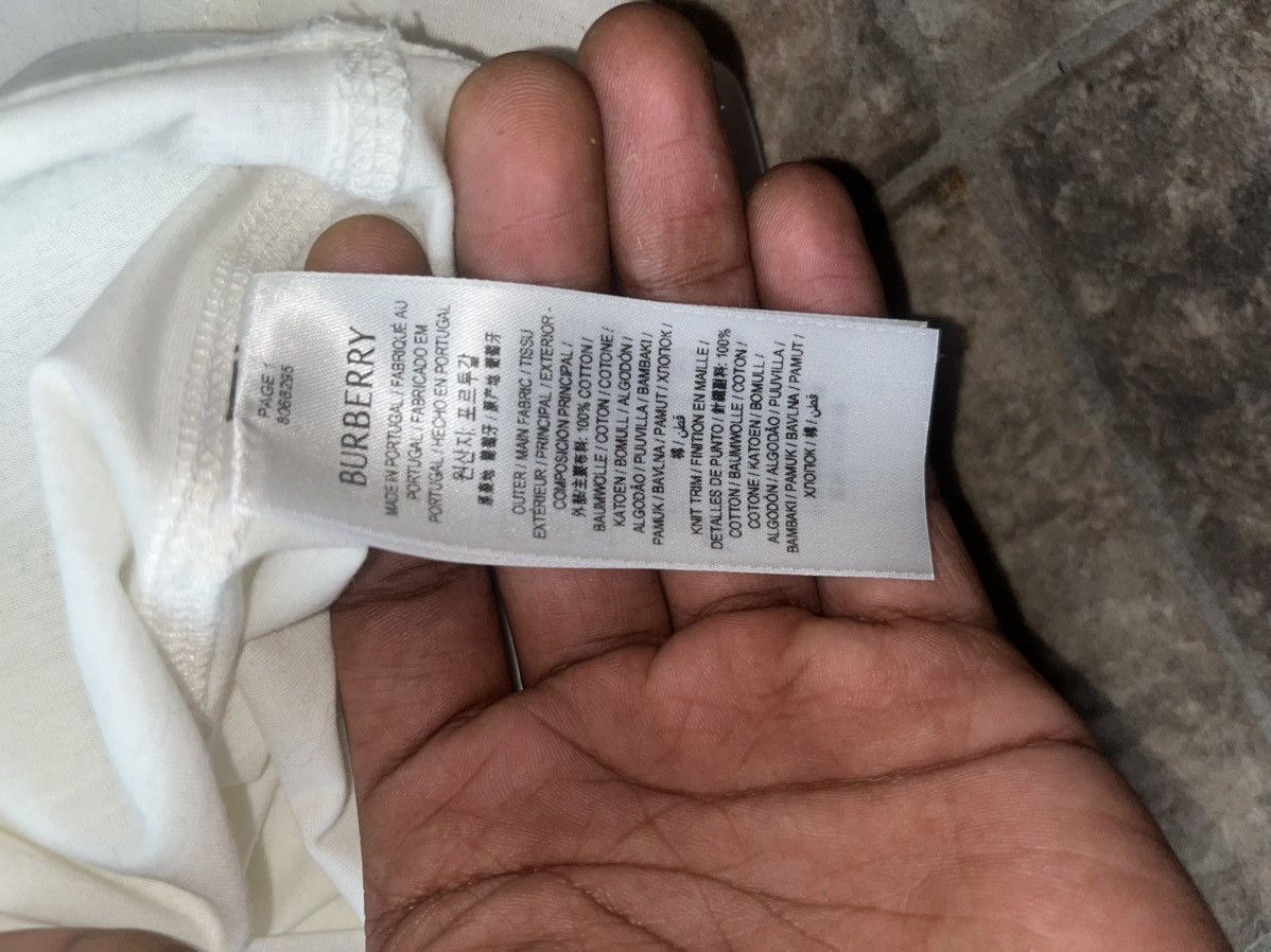 Burberry Burberry Salt white Tee Size US S / EU 44-46 / 1 - 4 Thumbnail