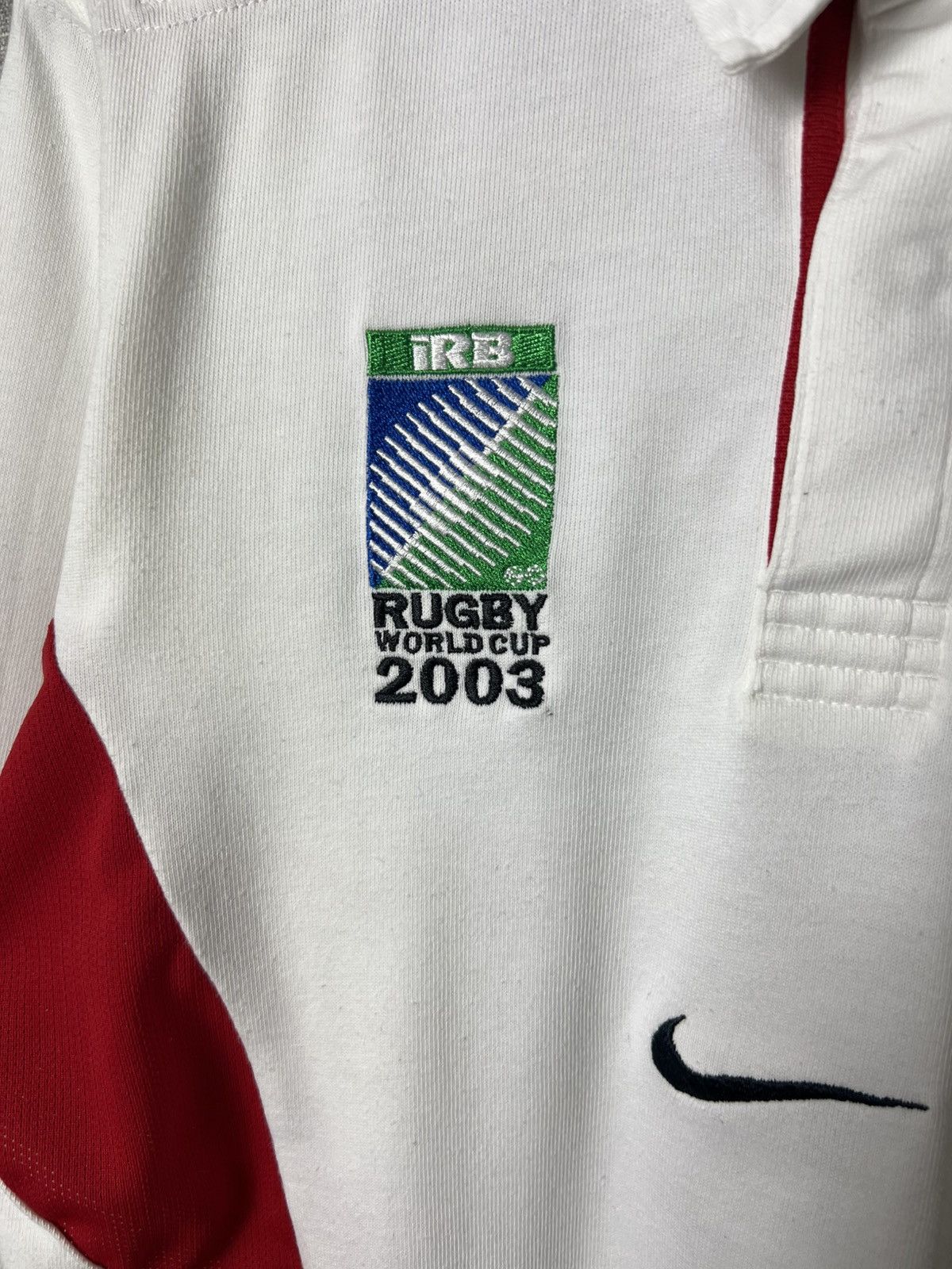 Nike ENGLAND RUGBY Shirt 2003 World Cup LONG SLEEVE Jersey NIKE Size US S / EU 44-46 / 1 - 4 Thumbnail