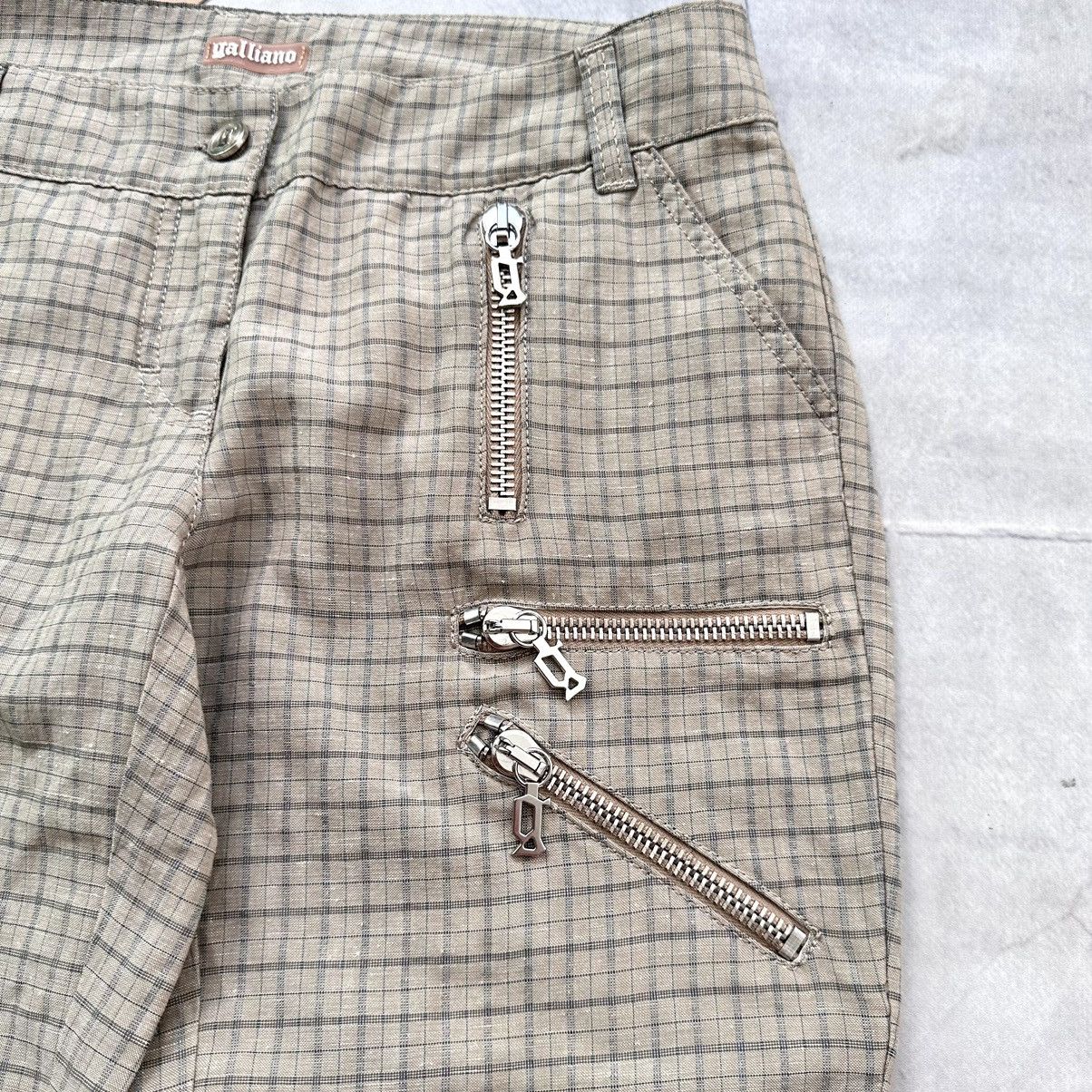 John Galliano Punk John Galliano Zipper Pants Jeans Newspaper Dior Era Size 27" / US 4 / IT 40 - 3 Thumbnail