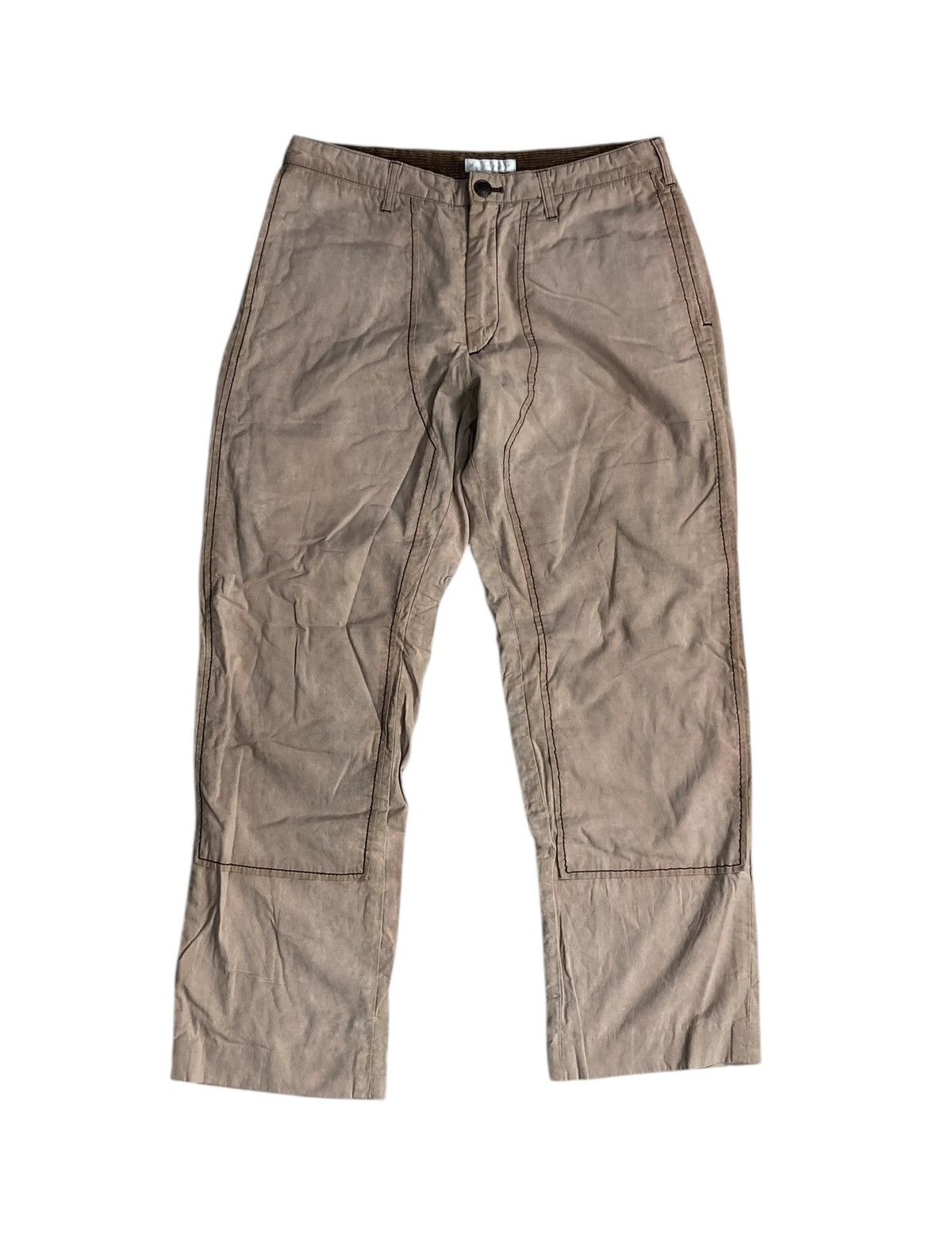 Number (N)ine 2009 Era Number Nine Japan Microtex Double Knee Faded Pant Size US 31 - 1 Thumbnail