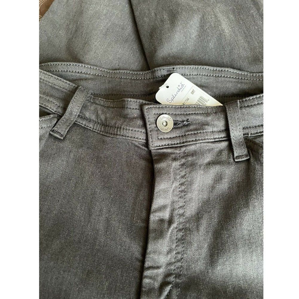 Splendid NWT New $158 Splendid Hunter Black Skinny Cargo Pants Jeans Size 31" - 7 Thumbnail