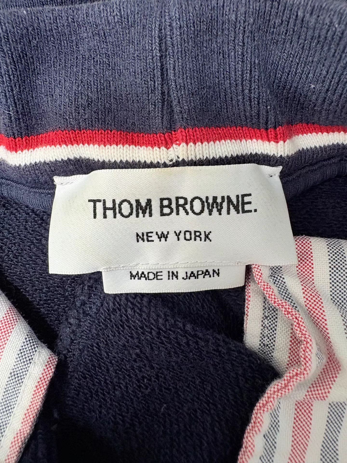 Thom Browne THOM BROWNE Navy Blue 4-Bar Pants Size US 26 / EU 42 - 4 Thumbnail
