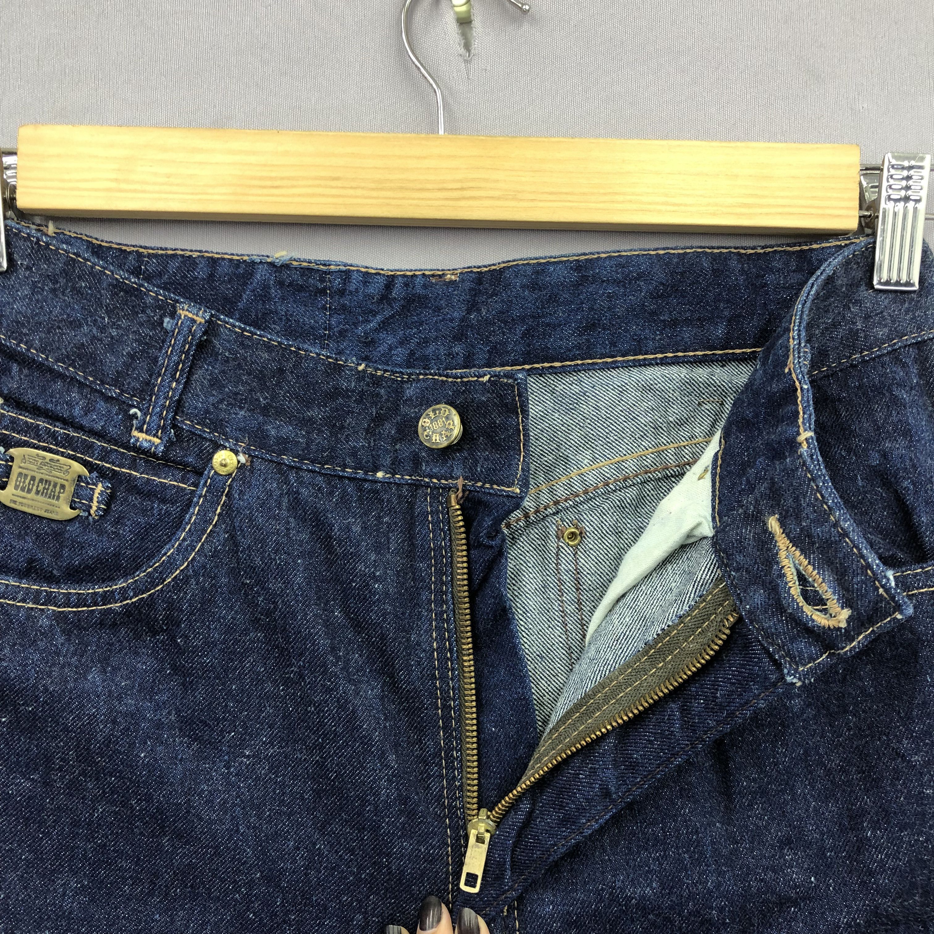 Vintage Vintage 70s Old Chap Super Flare Jeans Espana Wide Leg Denim Size 28" / US 6 / IT 42 - 8 Thumbnail