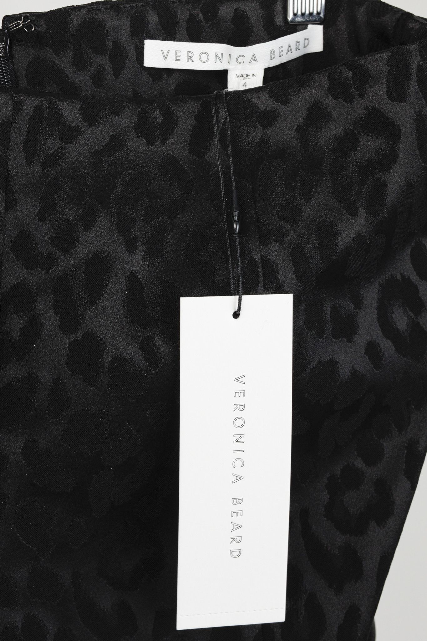 Veronica Beard Veronica Beard Honolulu Black Animal Print Cropped Pants Size 28" / US 6 / IT 42 - 4 Thumbnail