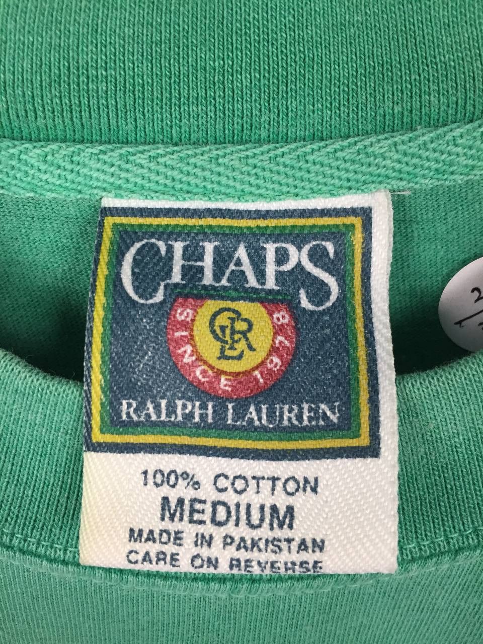 Chaps Ralph Lauren Vtg 90s Chaps Ralph Lauren Crest Logo Pocket Tee Size US M / EU 48-50 / 2 - 9 Thumbnail