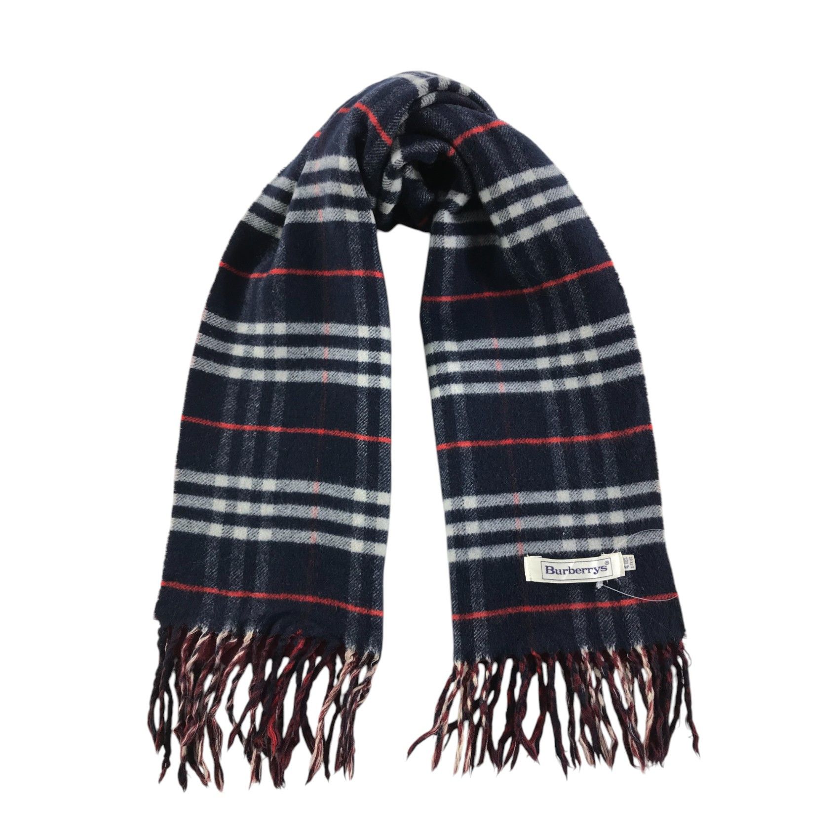 Burberry × Vintage Vintage Burberry Scarf / Muffler / Neckwear - WW2954 Size ONE SIZE - 1 Thumbnail