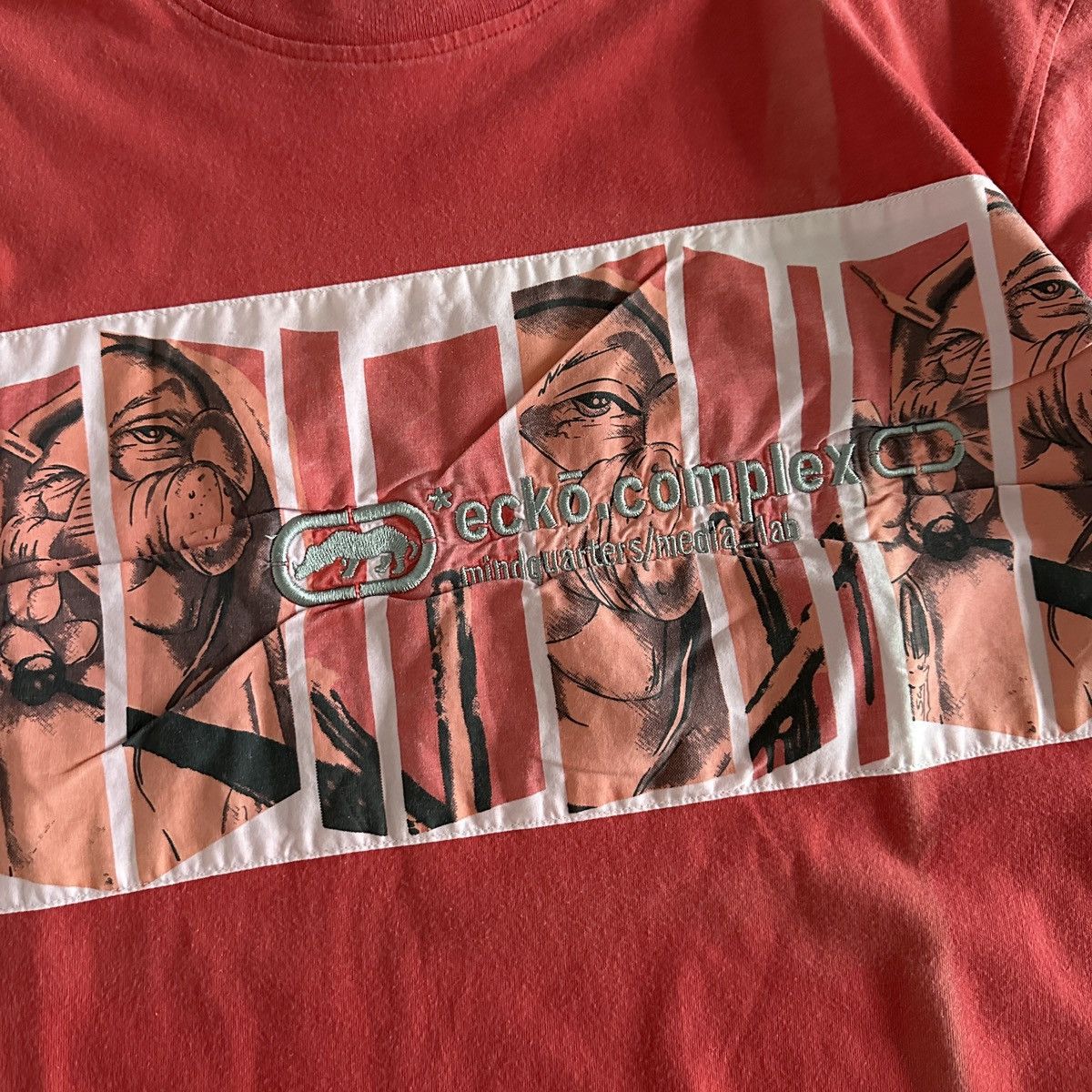 Ecko Unltd. Vintage 90s Ecko Unltd Complex media lab tee y2k og rare Size US XL / EU 56 / 4 - 4 Thumbnail