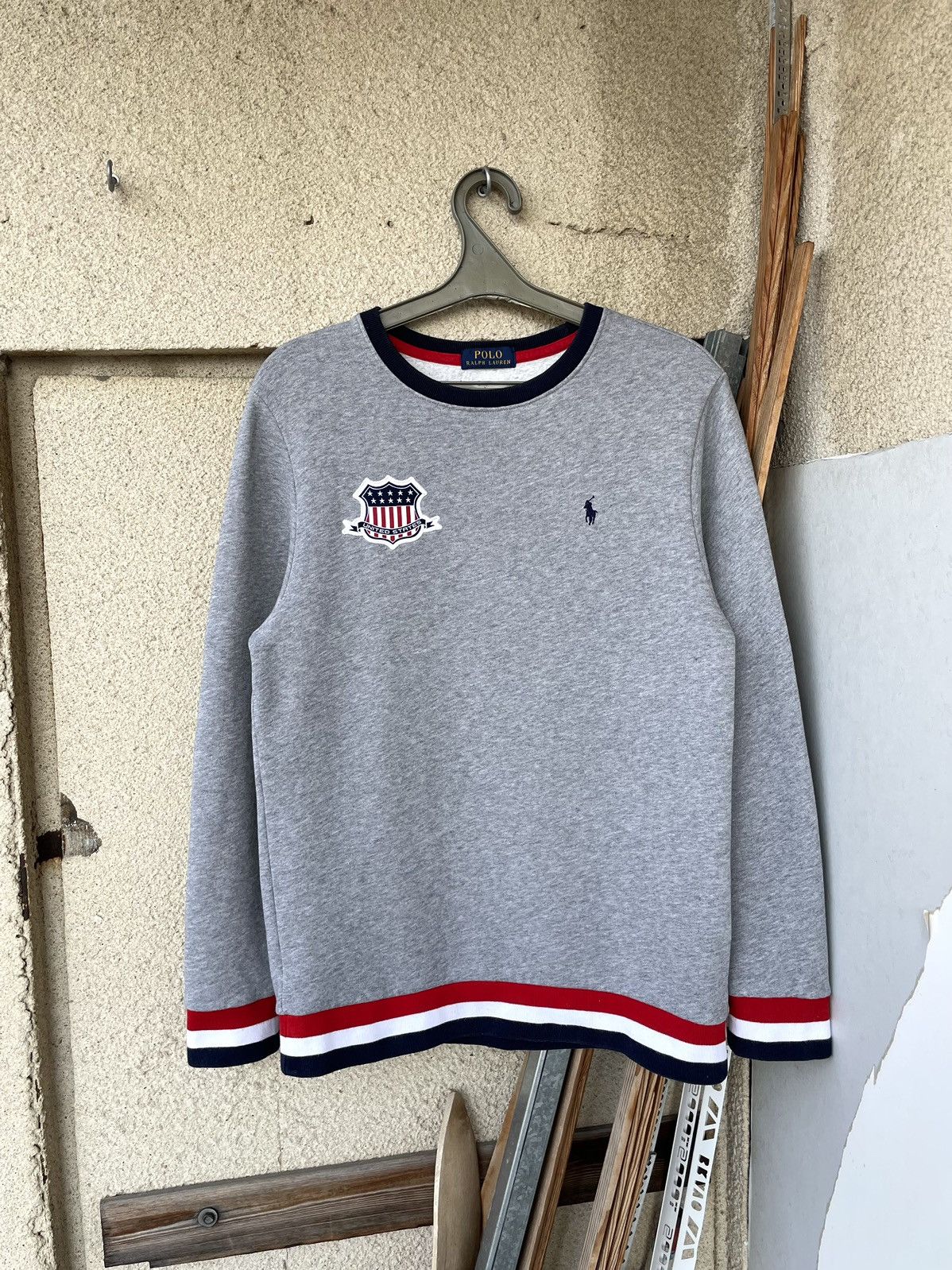 Polo Ralph Lauren Polo Ralph Lauren USA Big Logo Sweatshirt Vintage Y2K Size US S / EU 44-46 / 1 - 3 Thumbnail